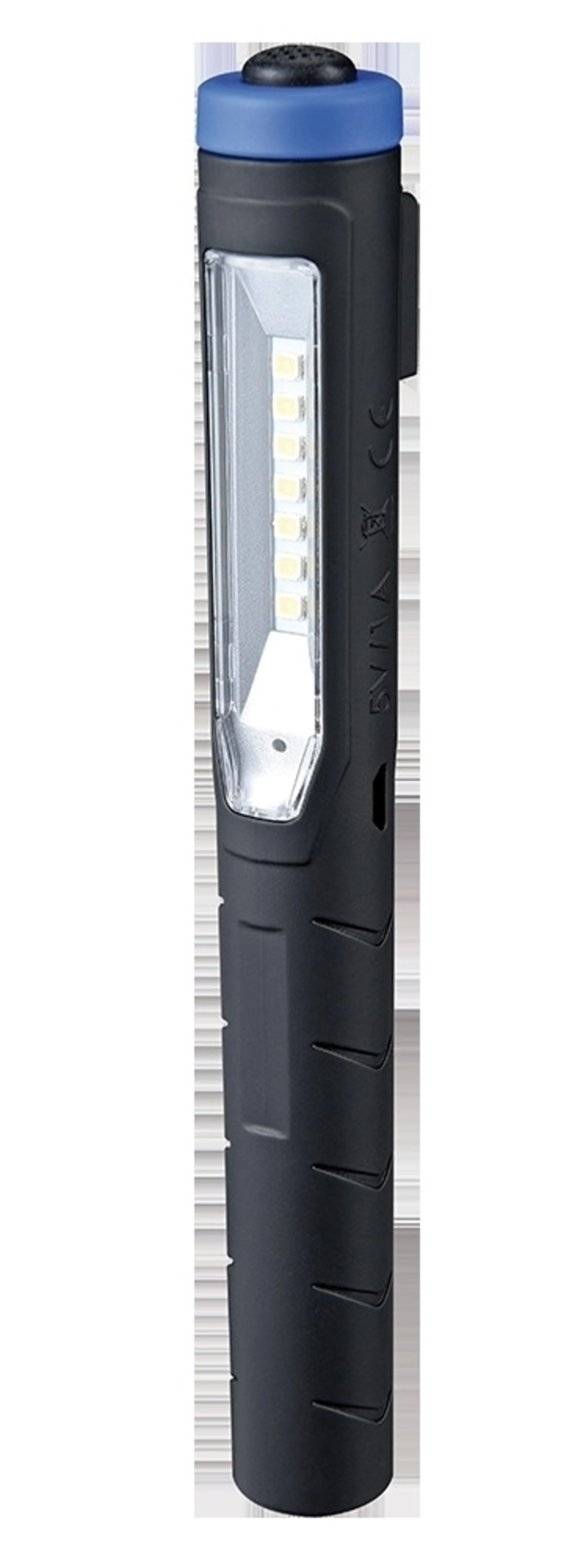 Penlight mit 7 LEDs und Frontstrahler 120 lm, Frontstrahler, Li-Ion 3.7 V 750 mAh