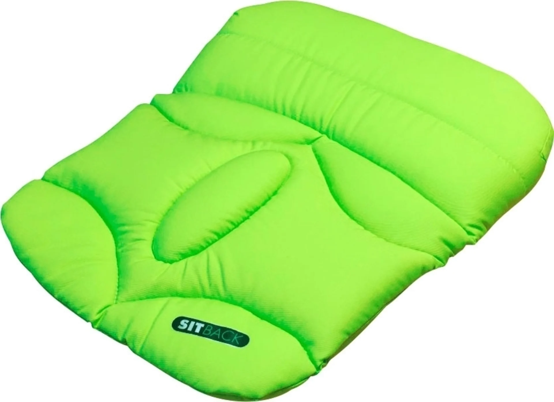 Sitback Basic small Fahrzeug Sitzkissen 31,5 x 42 cm Neon Grün