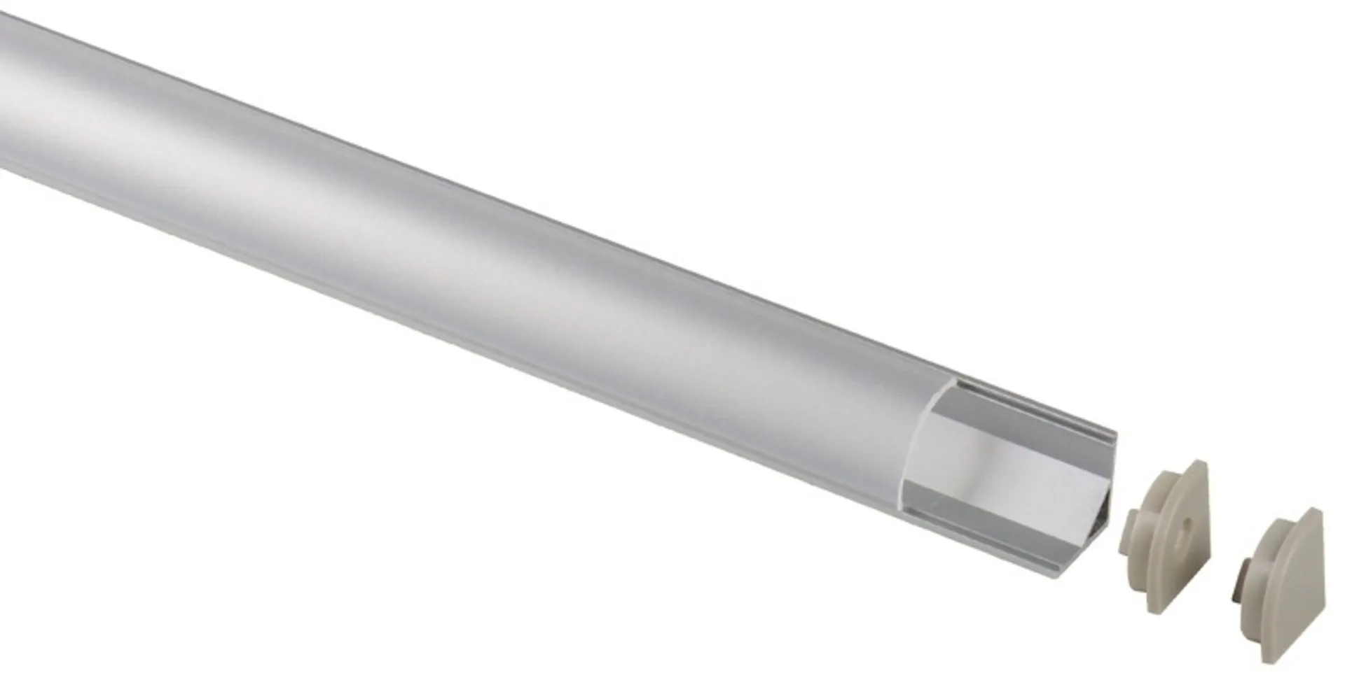 Aluminium Profil für LED-Bänder - Eckprofil - Länge 1,5 m