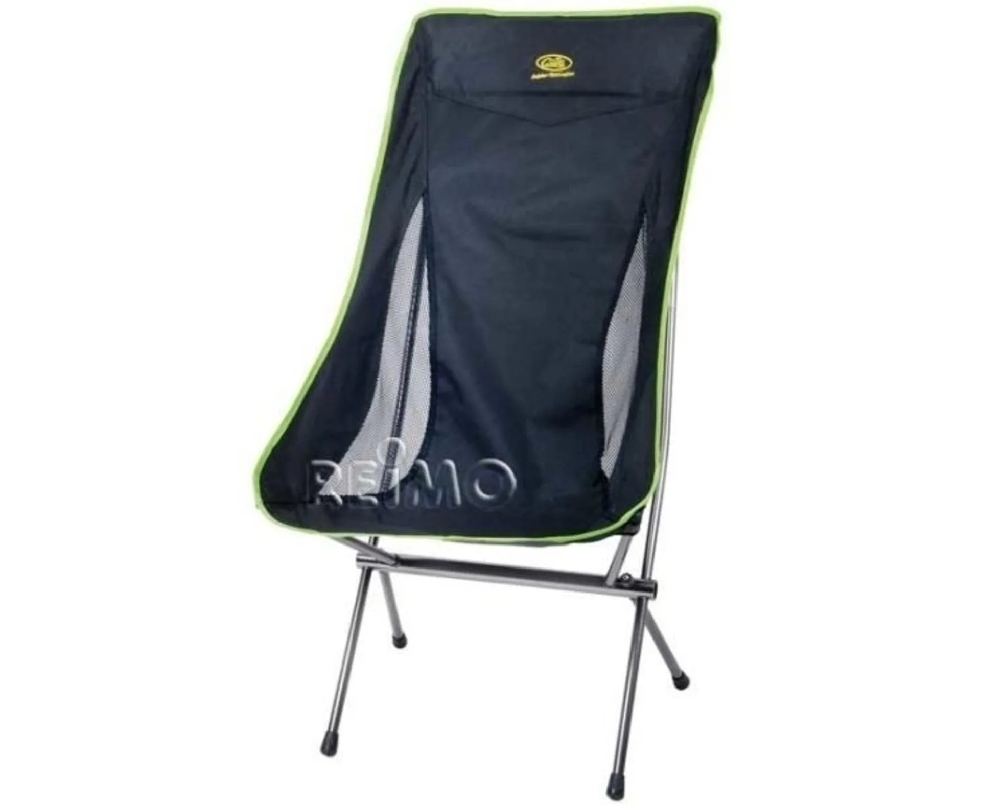 Chaise pliante RIVERSIDE noir-citron vert, ultra-légère