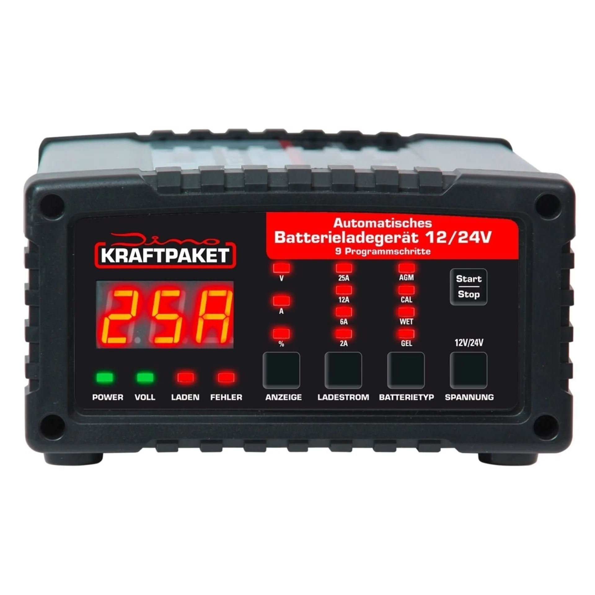 Dino KRAFTPAKET chargeur de batterie 12V/24V 25A