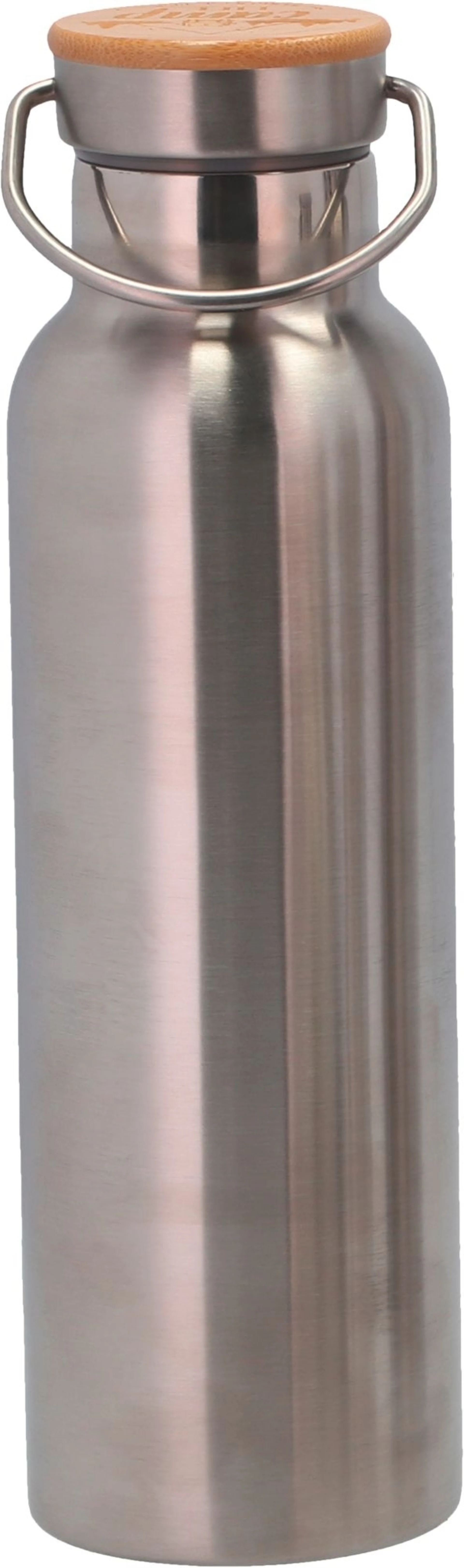 Camplife Isolierflasche mit Bambusdeckel 600 ml