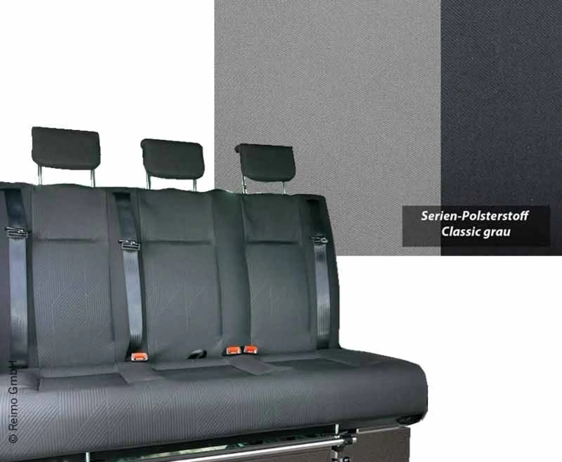 Banquette-lit Renault Trafic, Opel Vivaro, Fiat Talento, V3000 taille 8 Classic gris