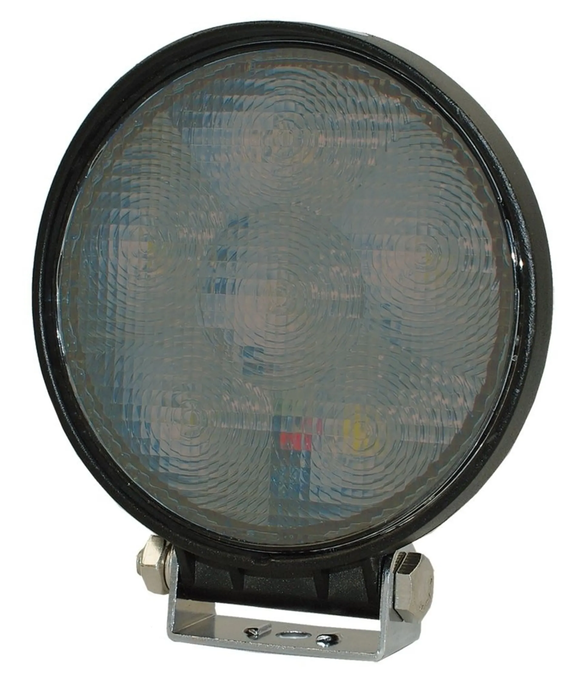 LED-Arbeitsscheinw. 12/24 V Breitstrahler blau ø 116 mm, 1380 Lumen, IP68, 10-30 V, 18W