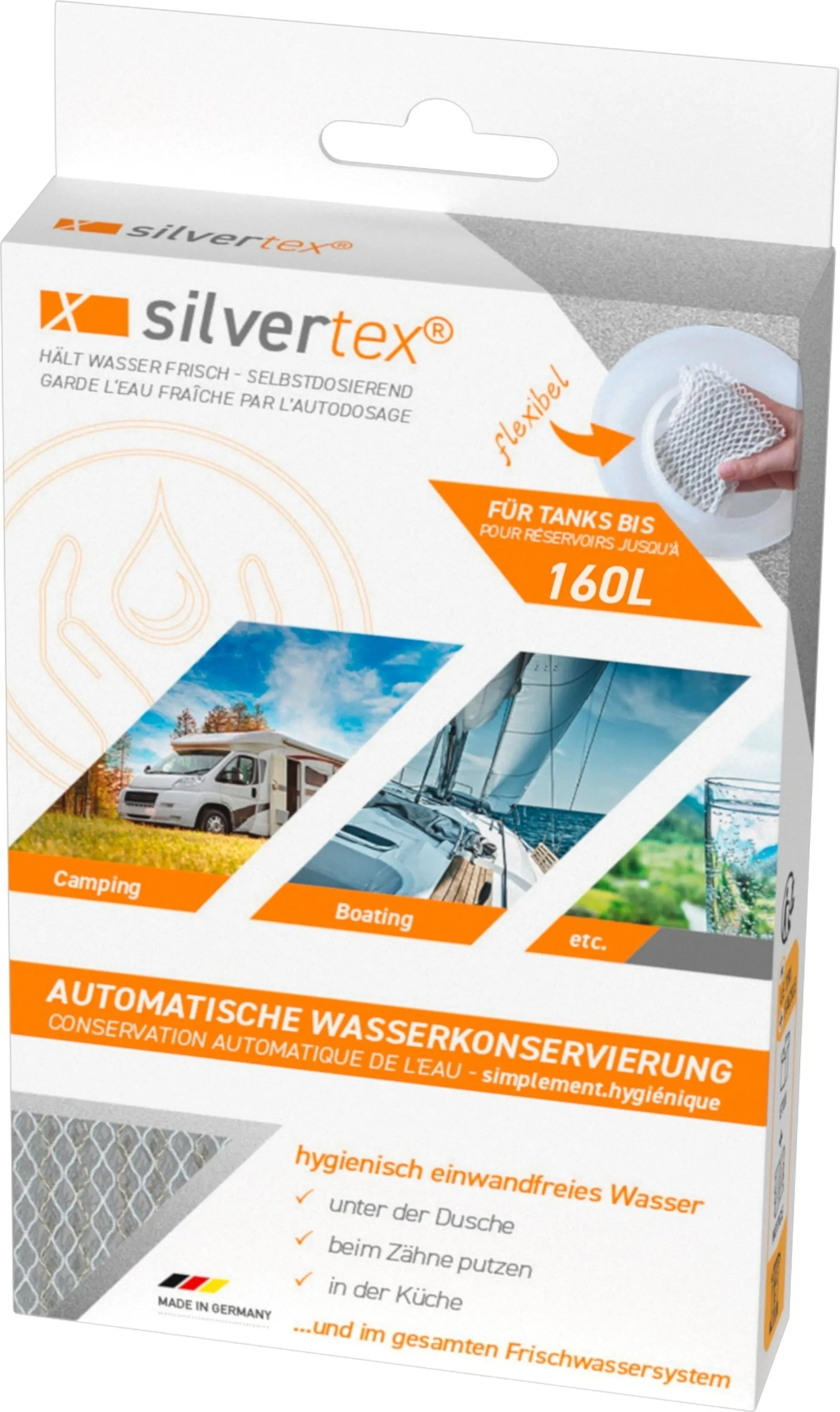 Silvertex Trinkwasserkonservierung für Tanks bis 160 Liter