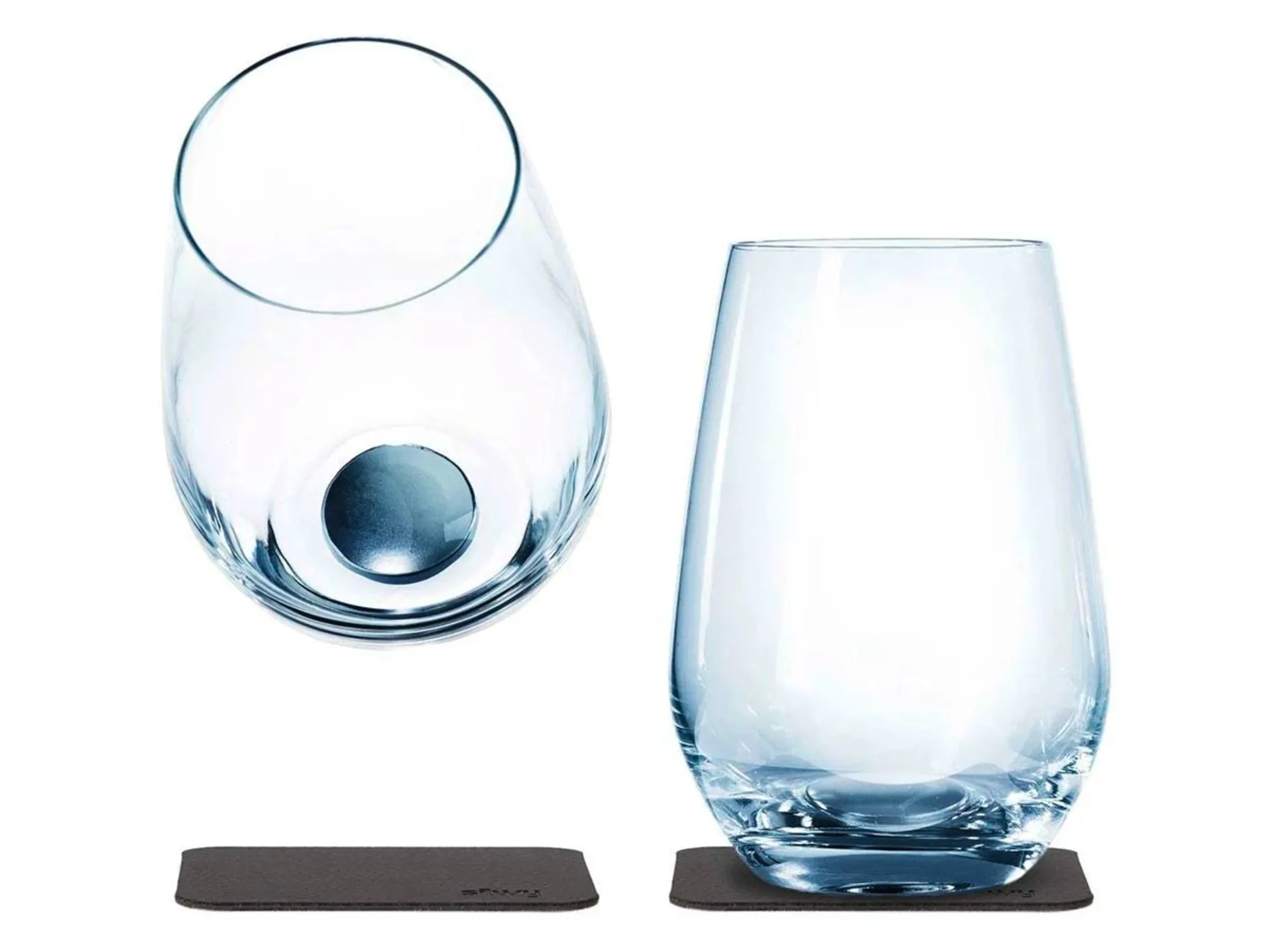 Silwy Magnet-Kristallgläser mit Untersetzer 4-tlg. (400 ml) Silwy Magnet-Kristallgläser mit Untersetzer 4-tlg. (400 ml)