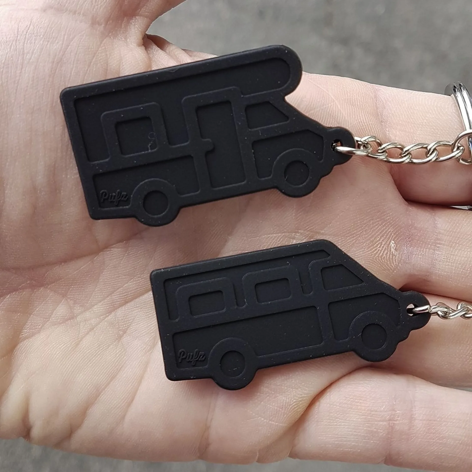 Pufz : porte-clés « Camping-car Classic » noir Pufz : porte-clés « Camping-car Classic » noir