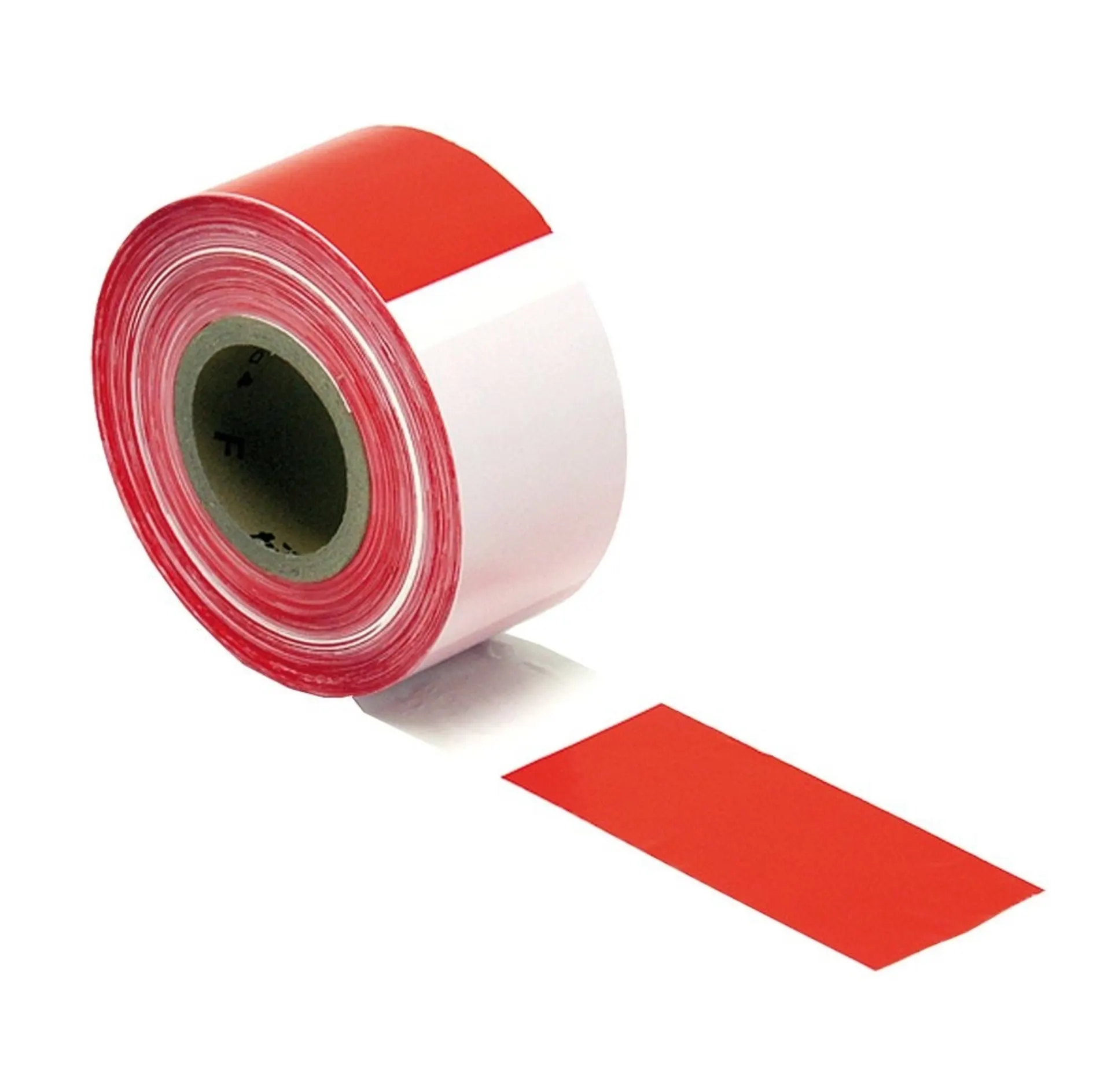 Absperrband 500m rot/weiss Rolle mit 500m, superreissfest