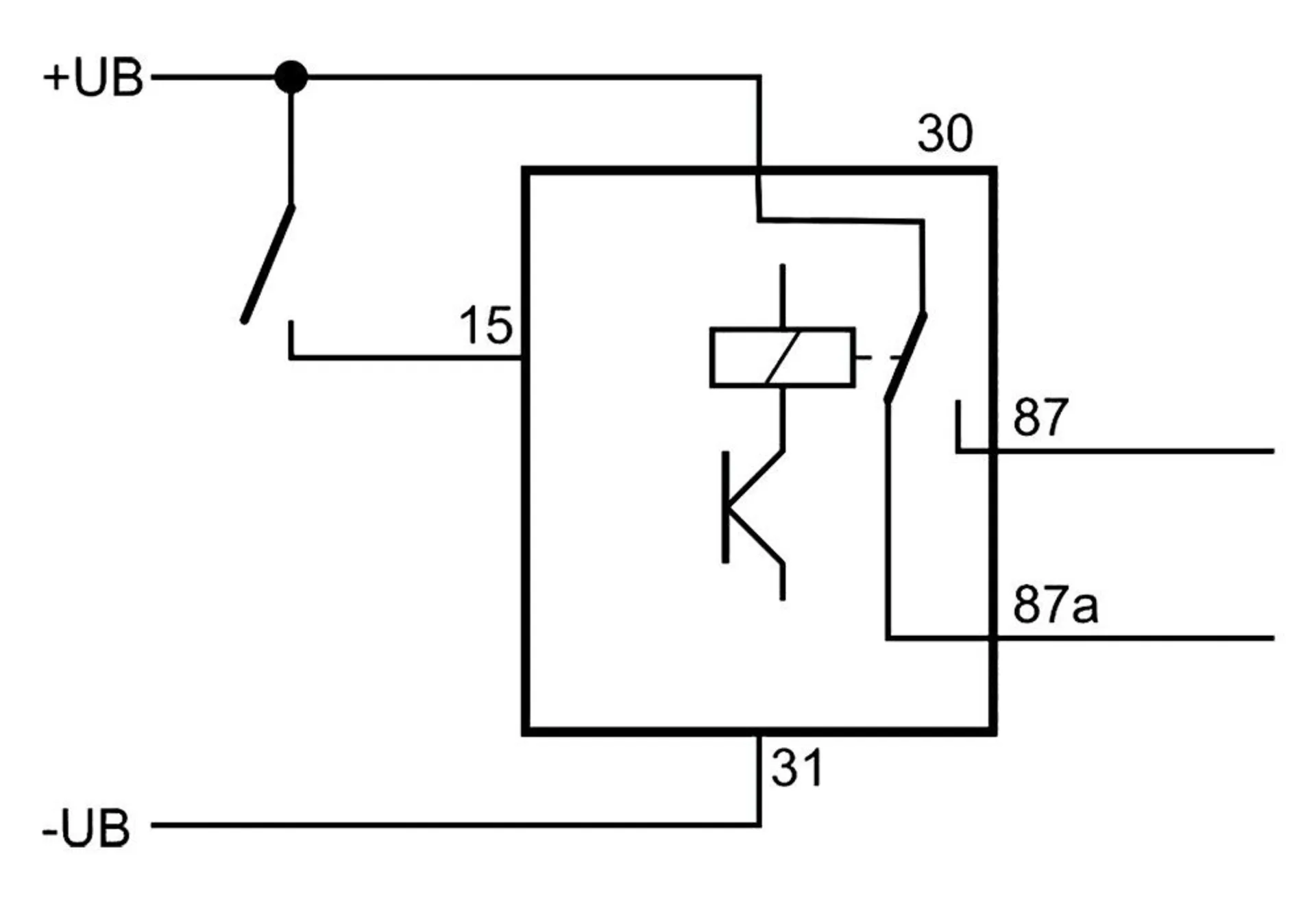Relais pas à pas flip-flop 12V 30/20Amp.