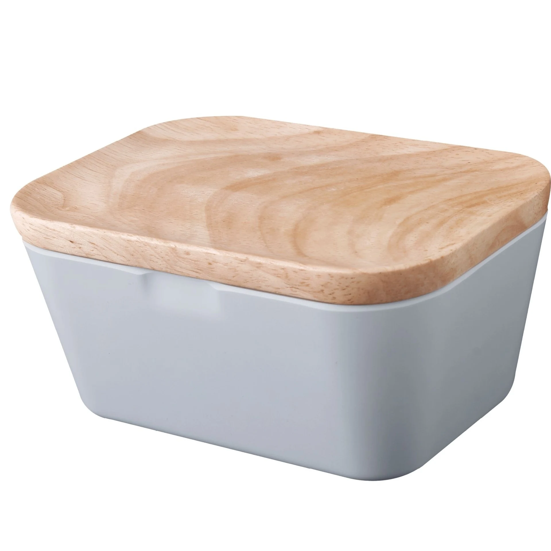 Brunner Melamin/Bamboo Butterbrotdose grau