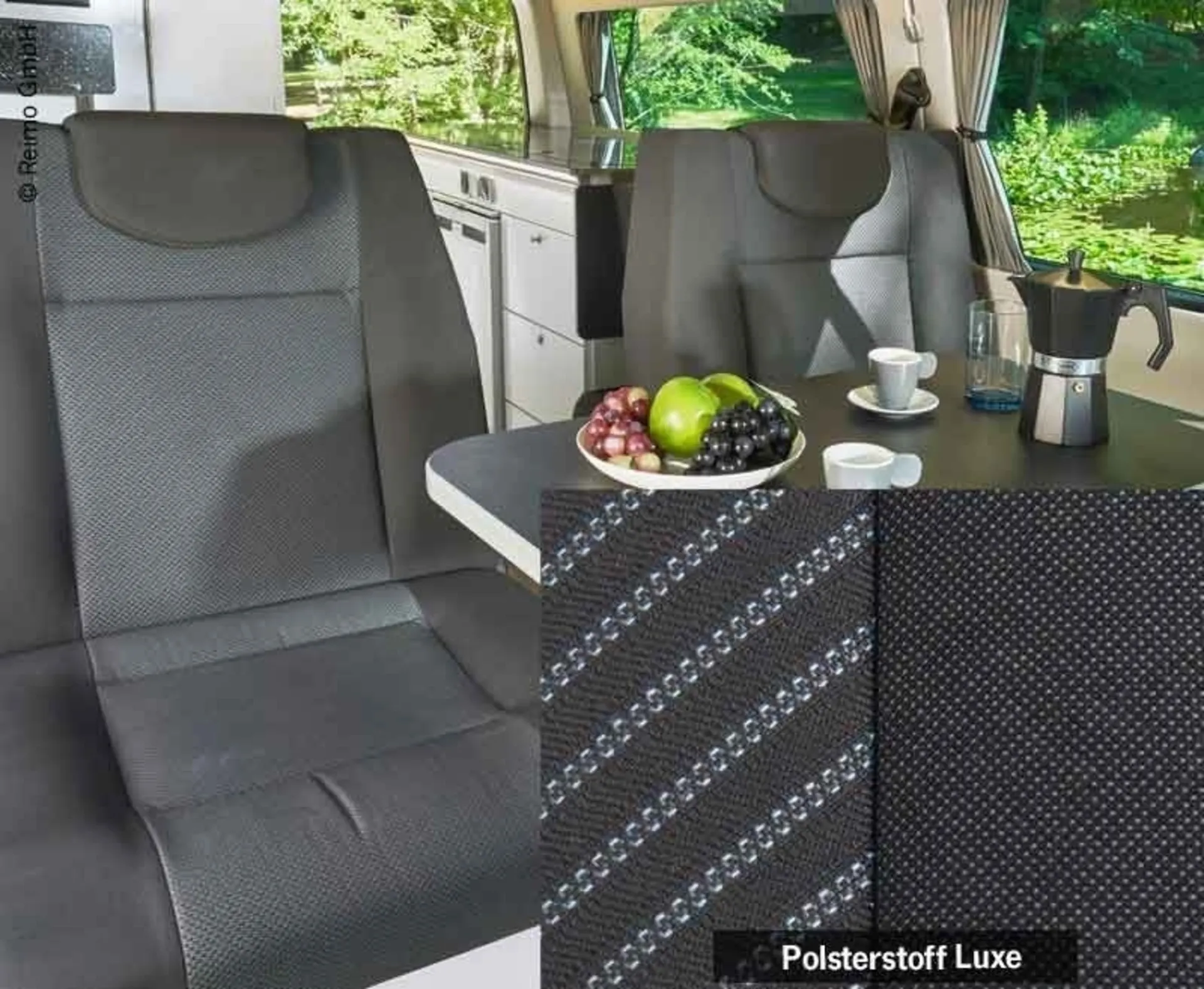 Bank V1000 575/starr für Renault Trafic rechts, Luxe 2-farbig