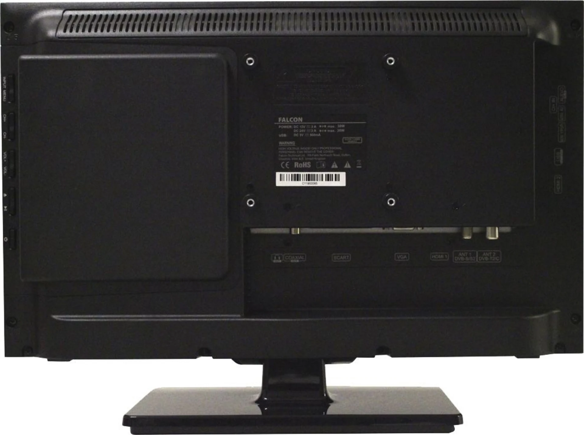 Easyfind Falcon Mobile Sat-Anlage Campingkoffer Komplettset inkl. 24 Zoll LED Fernseher