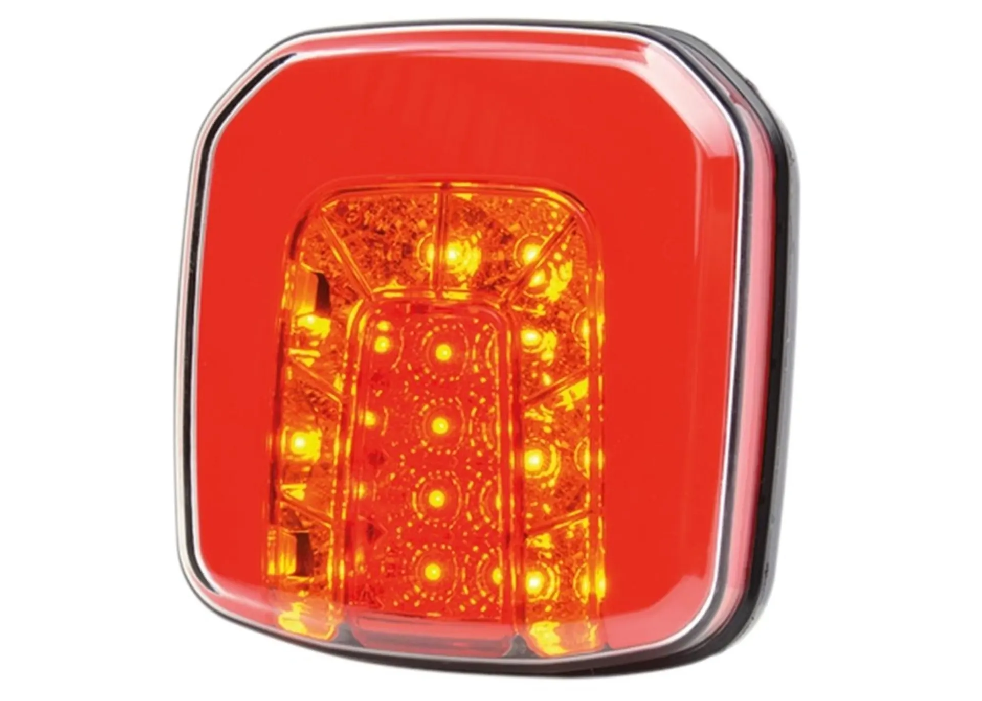 WAS - LED-Schlussleuchte 12/24V links+rechts 102x108mm, IP68 WAS - LED-Schlussleuchte 12/24V links+rechts 102x108mm, IP68
