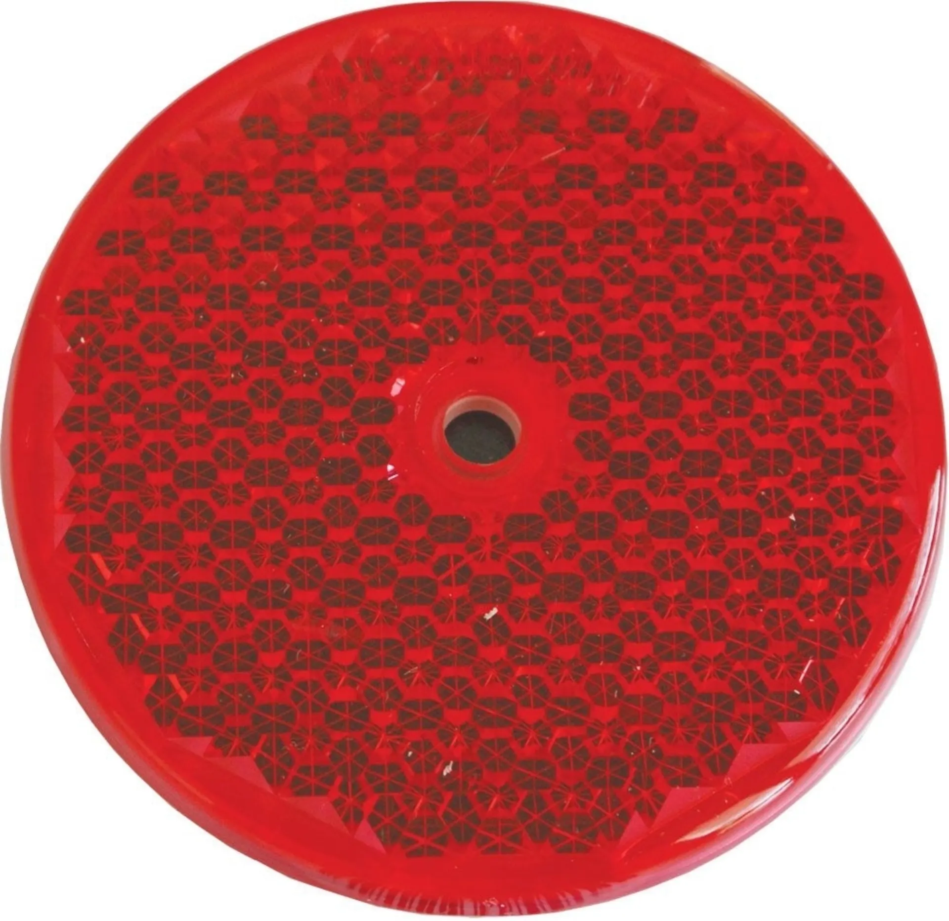 Roscho Rückstrahler 80mm rot selbstkl.