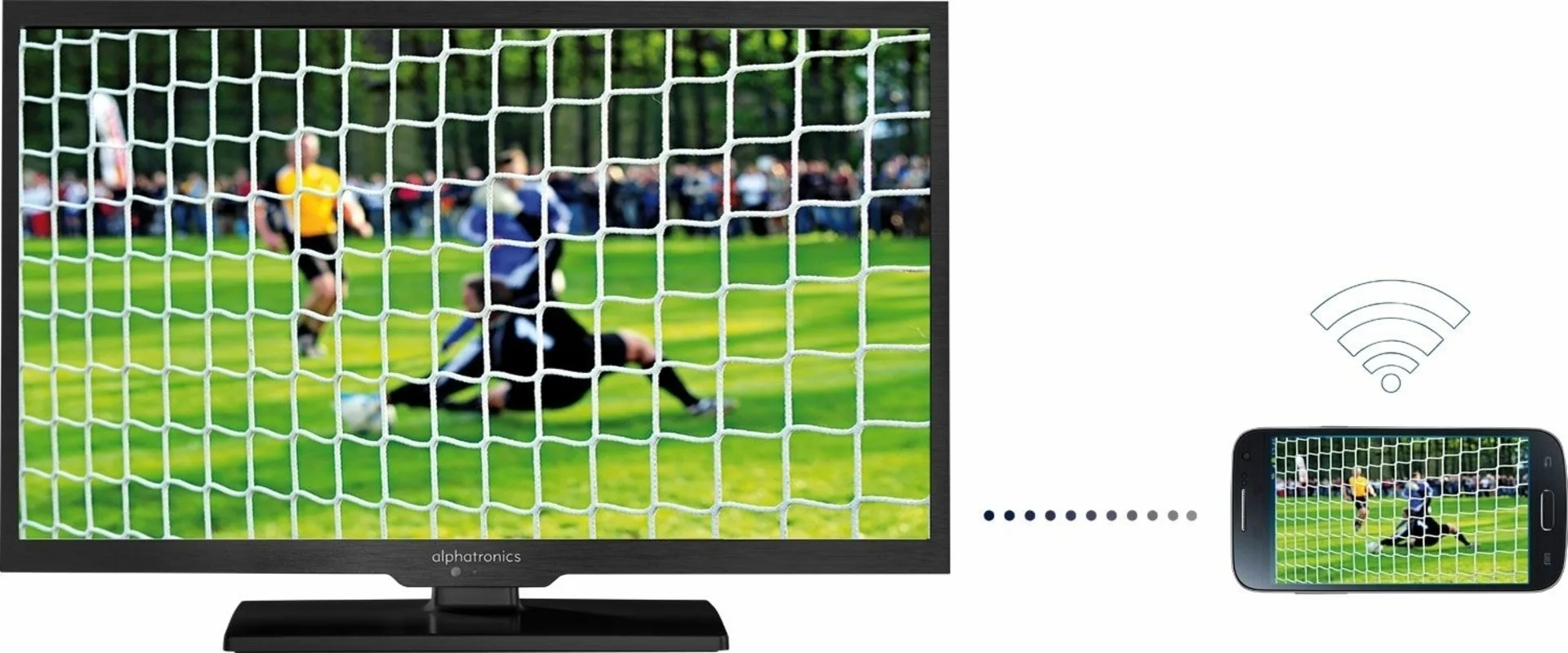 Alphatronics LED Fernseher SL-24 DSBI+