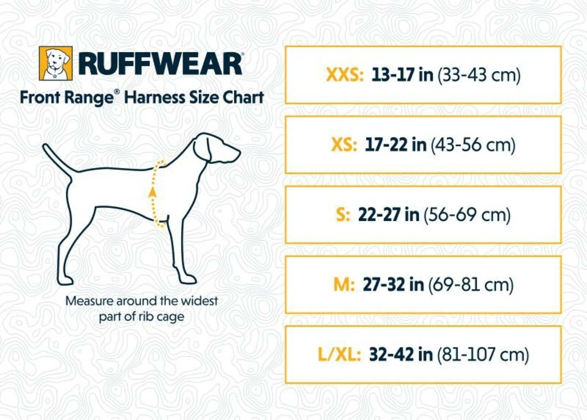 Ruffwear Front Range harnais rembourré pour chien Twilight Grey S