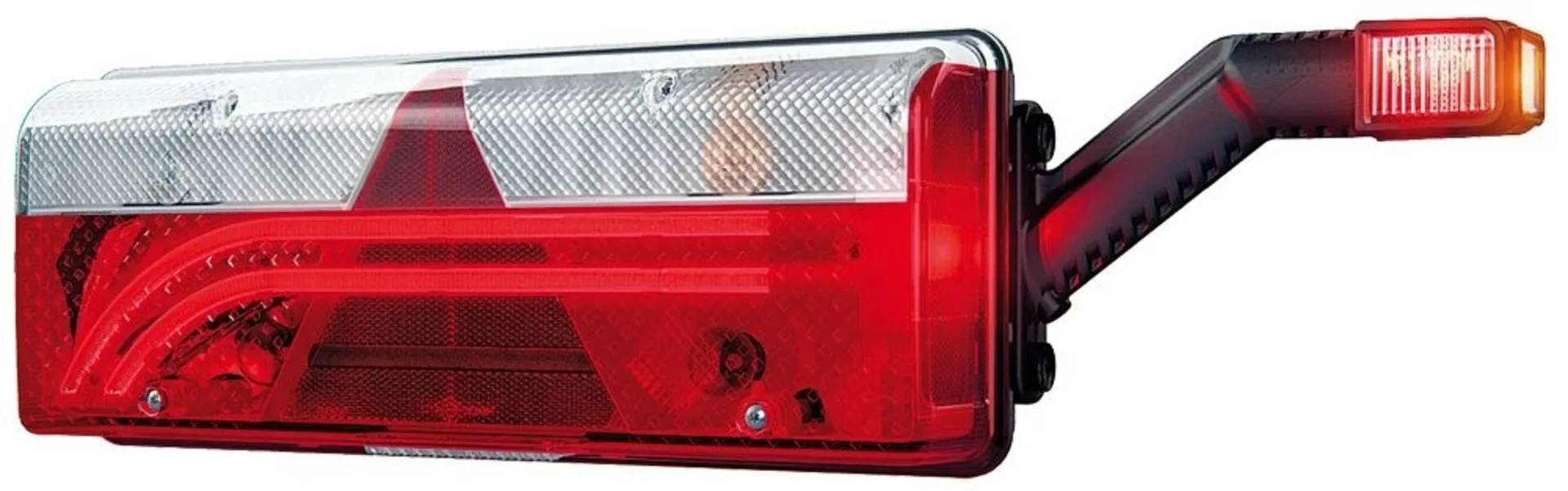 Aspöck - Schlussleuchte "Europoint III" rechts 400x153x88mm, mit Light Guide LED-Schlussl.