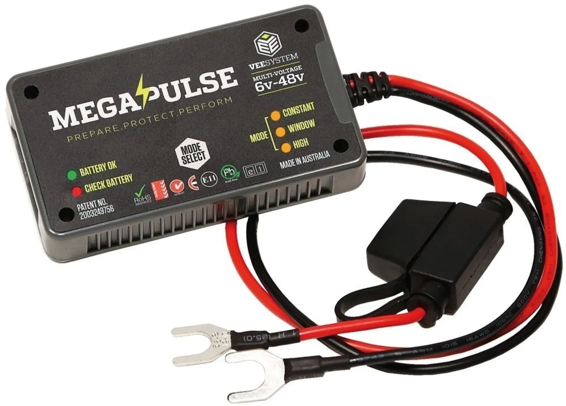 Megapulse Batteriepflege 6-48V verhindert Sulphatierung bei Batterien