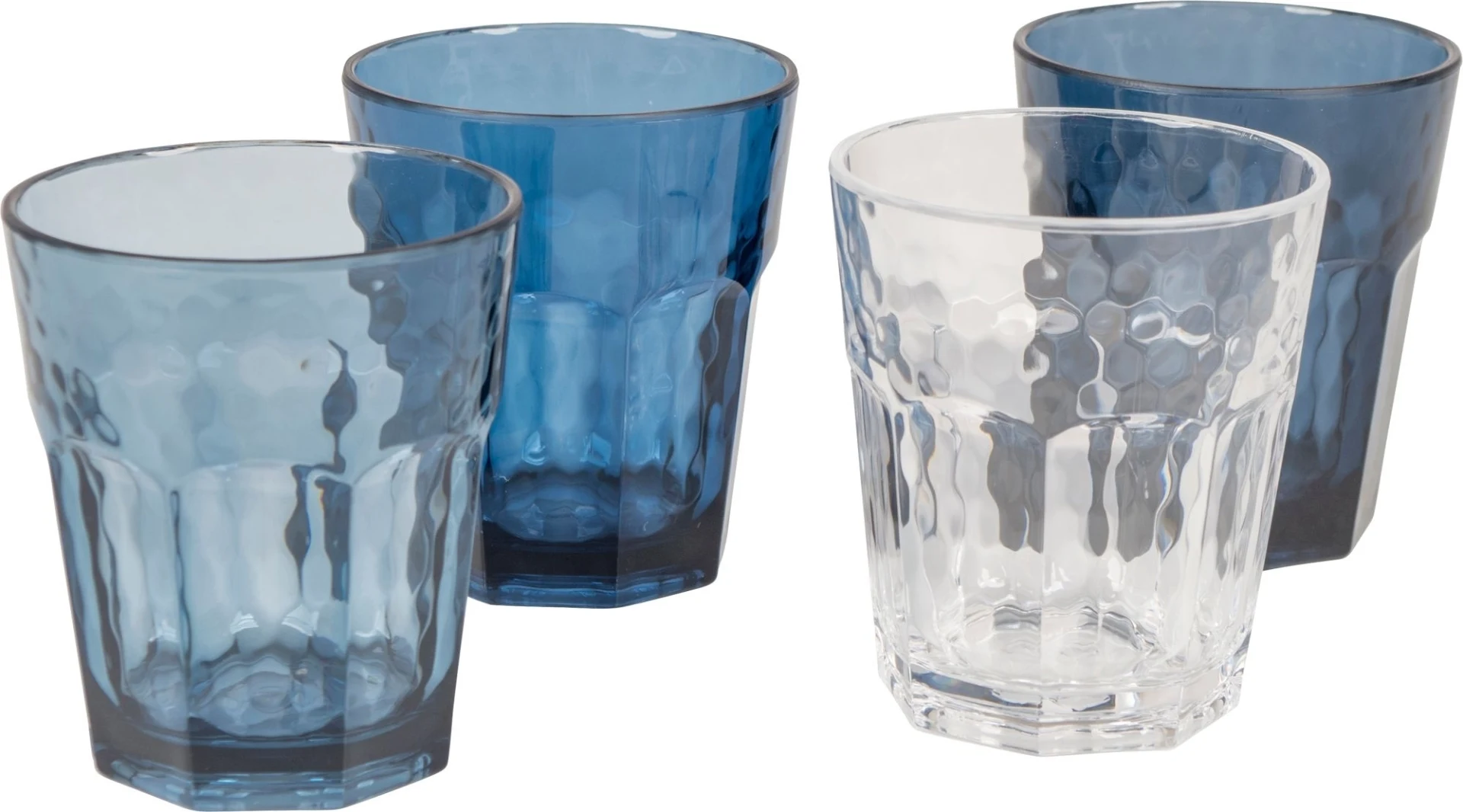 Bo-Camp Tinkglas Mix&Match 4st 200 ml blau