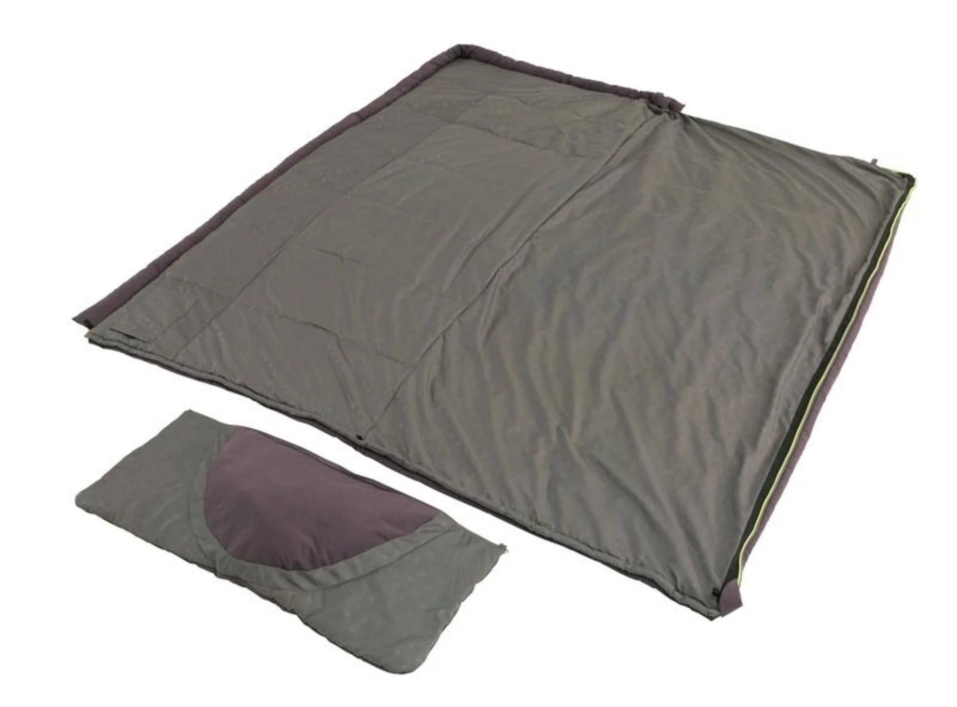 Sac de couchage à couverture Contour Dark Purple, 220x85cm, in