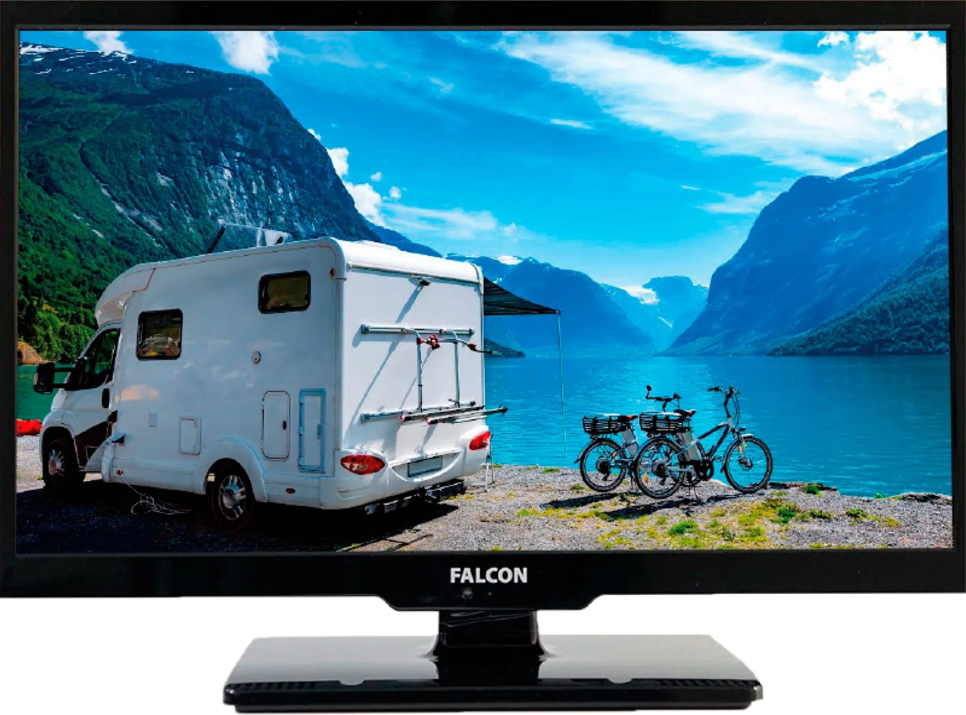 Easyfind Falcon Traveller Kit II Tripode TV Set de camping 24 pouces