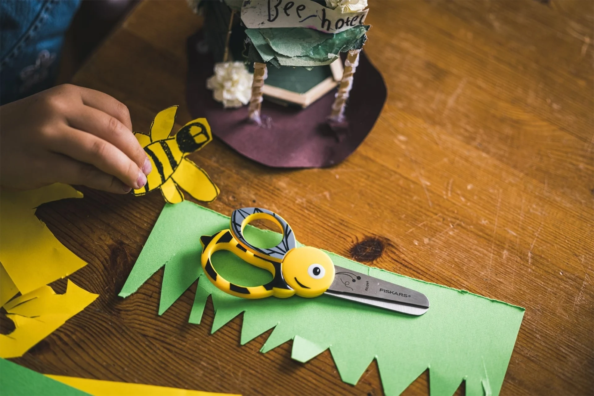 Fiskars Tierschere für Kinder 13 cm Biene