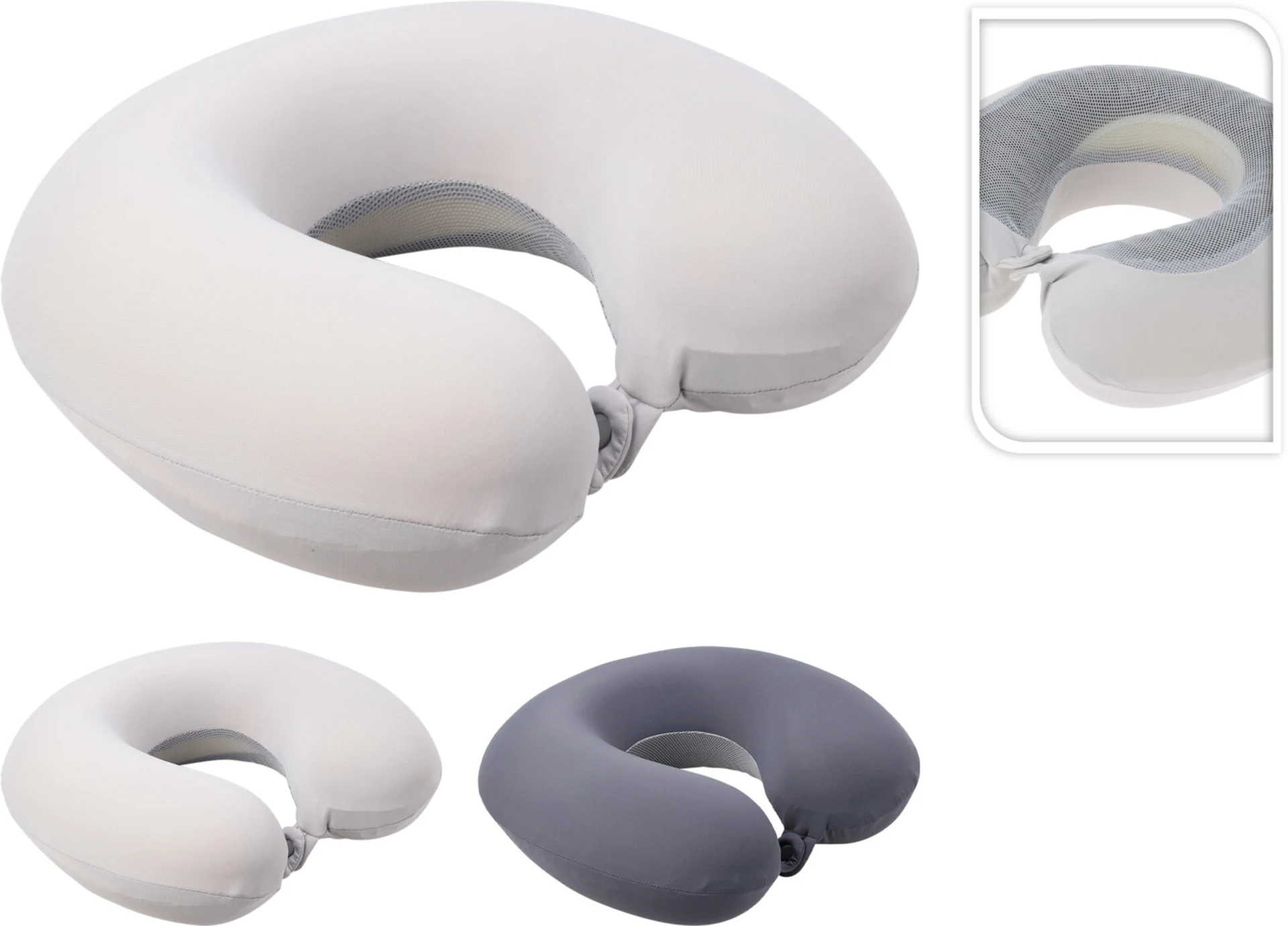 Oreiller cervical rond 32 x 30 x 10 cm Oreiller cervical rond 32 x 30 x 10 cm