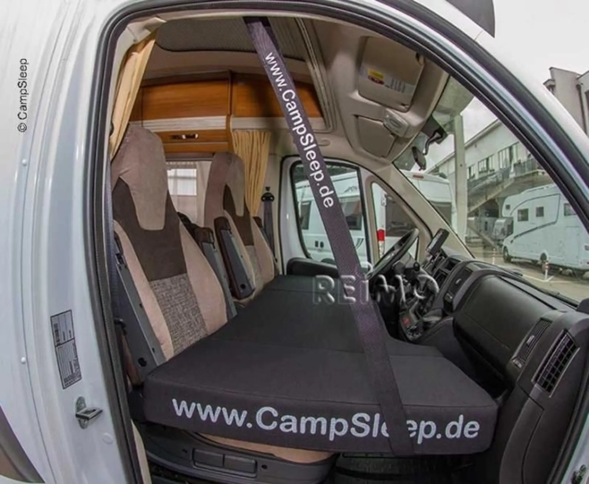 Campsleep Matratze für Fahrerkabine Rechtslenker Standard 160 cm