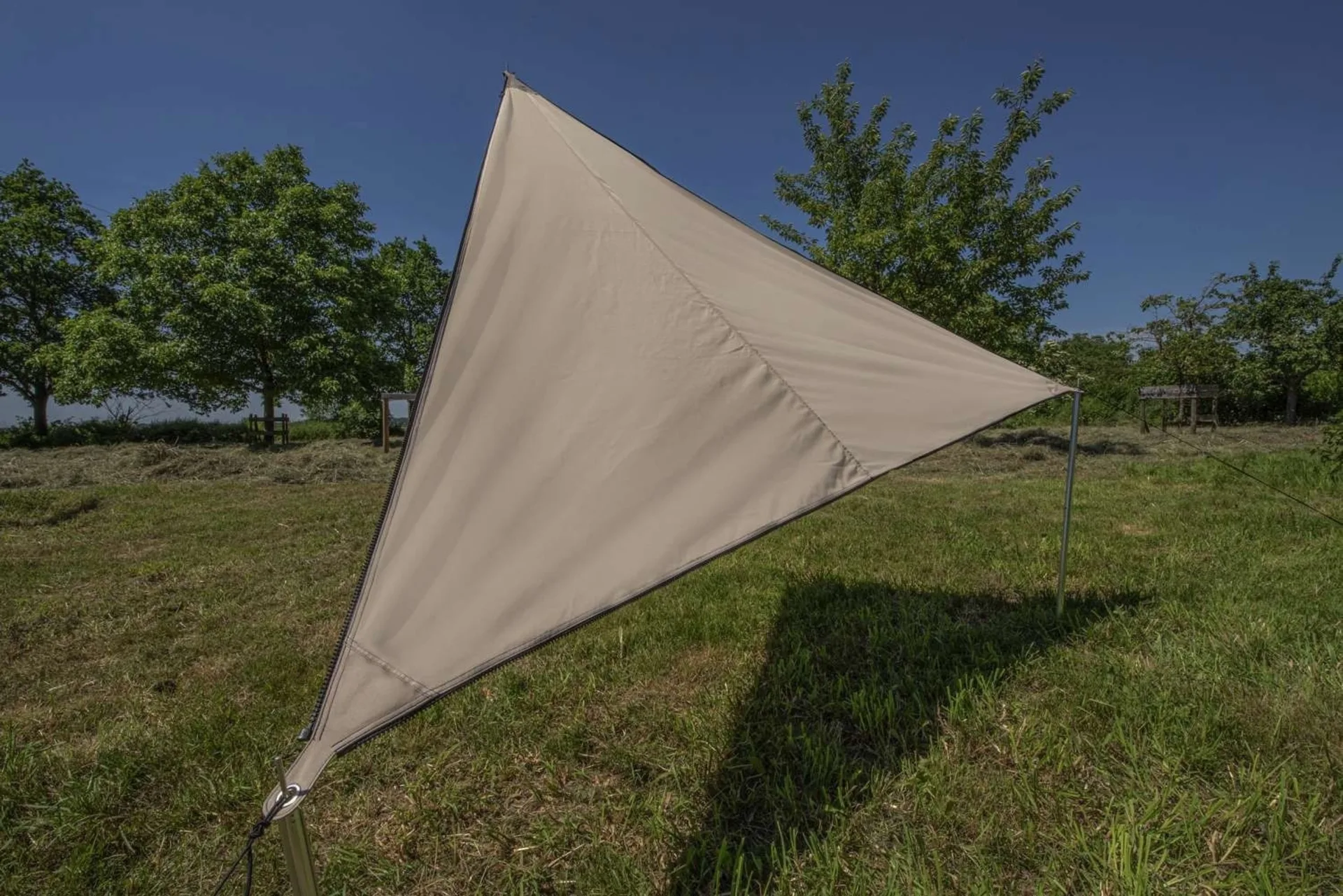 Bent Sonnensegel Zip-Canvas Single Ocker