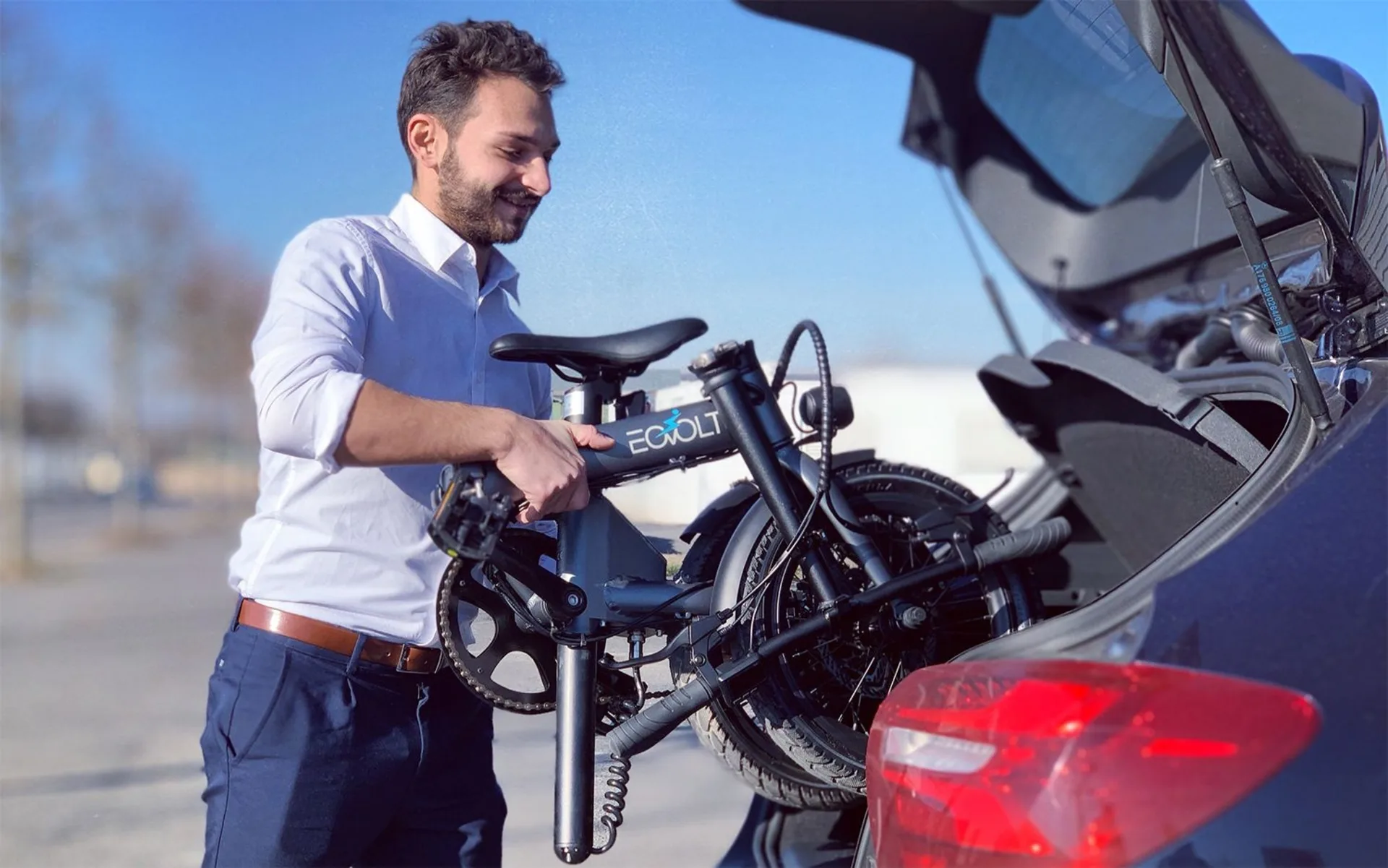 Eovolt City Anthracite Vélo électrique pliable