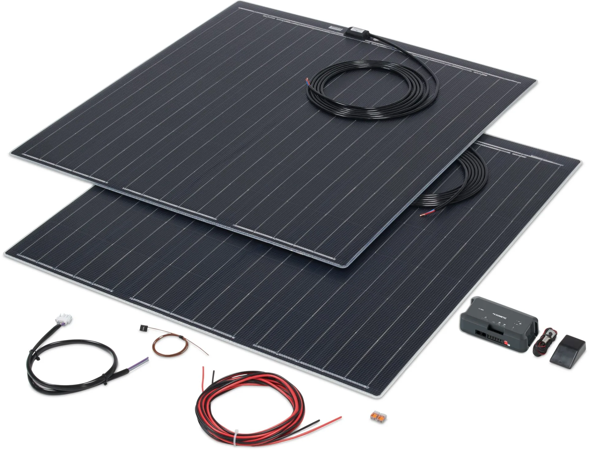 Büttner Elektronik Flat Light Q 340-2 Solaranlagen Komplettset ultraflach quadratisch 2 Module 340 Wp Büttner Elektronik Flat Light Q 340-2 Solaranlagen Komplettset ultraflach quadratisch 2 Module 340 Wp