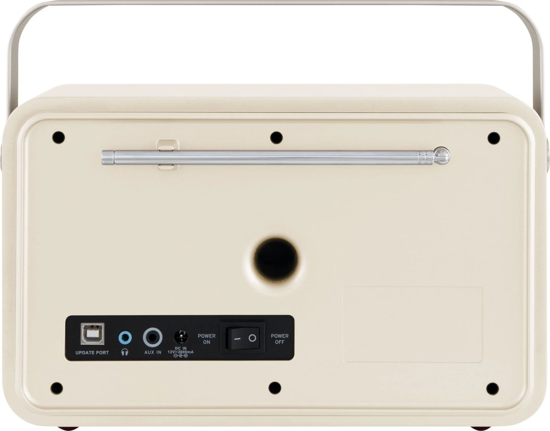TechniSat Nordmende DAB+ Transita 120 Digitalradio im Retrolook mit 24-Stunden-Akku Beige