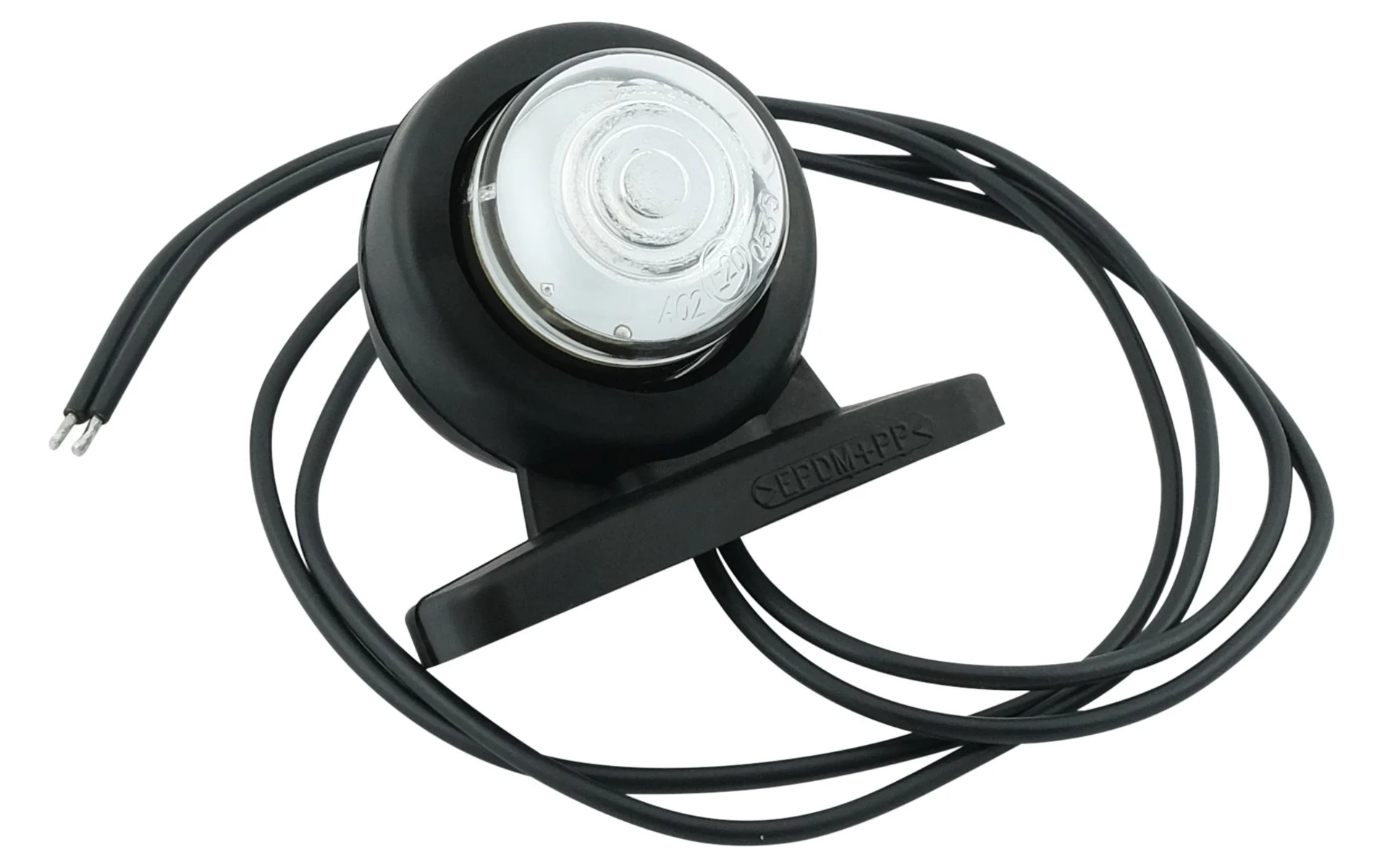 LED-Leuchte rot/weiss 12/24V PVC 60x52mm, Li & Re, 1000mm Kabel LED-Leuchte rot/weiss 12/24V PVC 60x52mm, Li & Re, 1000mm Kabel