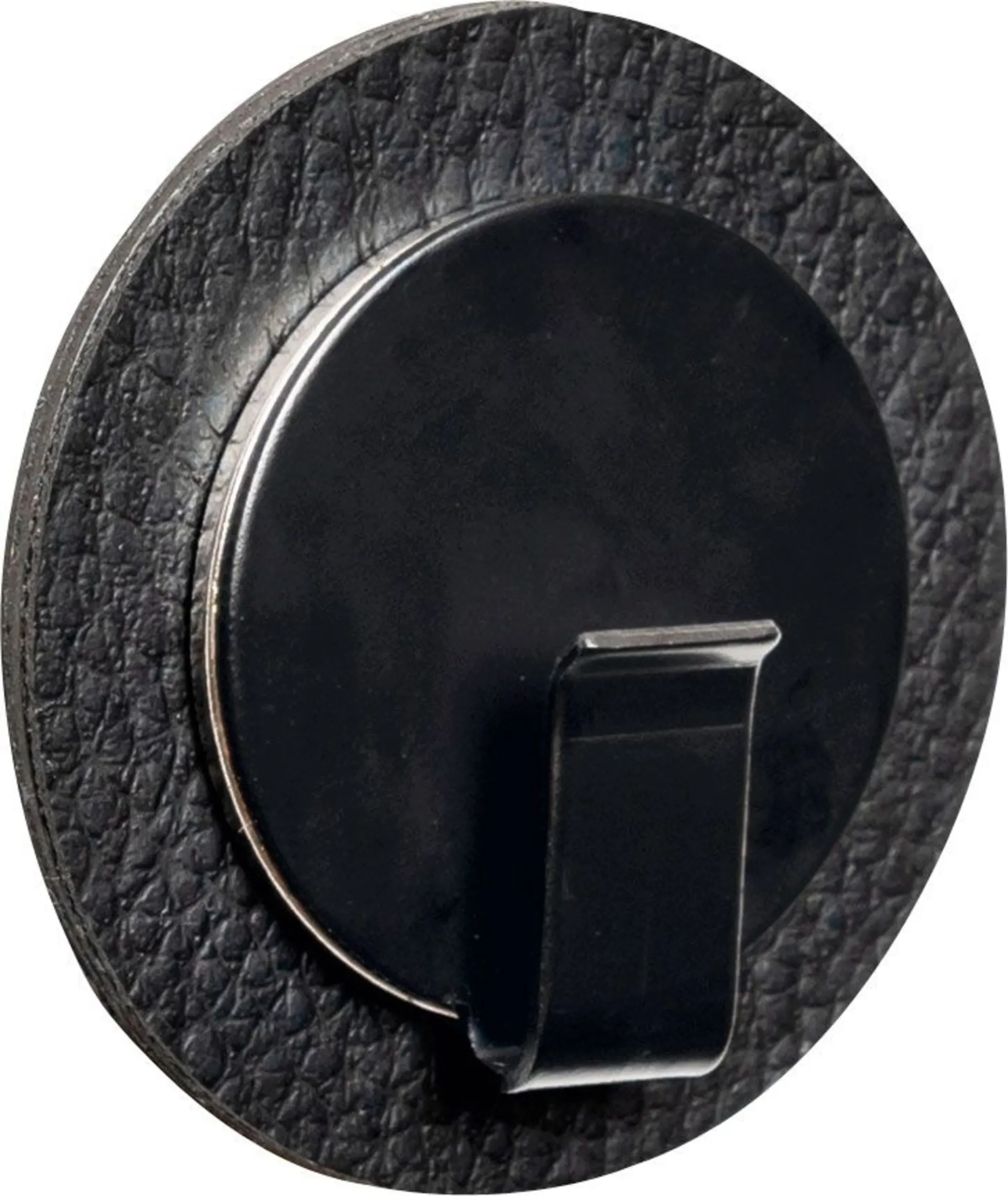 silwy® Clever Crochet magnétique y compris Nano Gel Pad en métal Noir / Noir