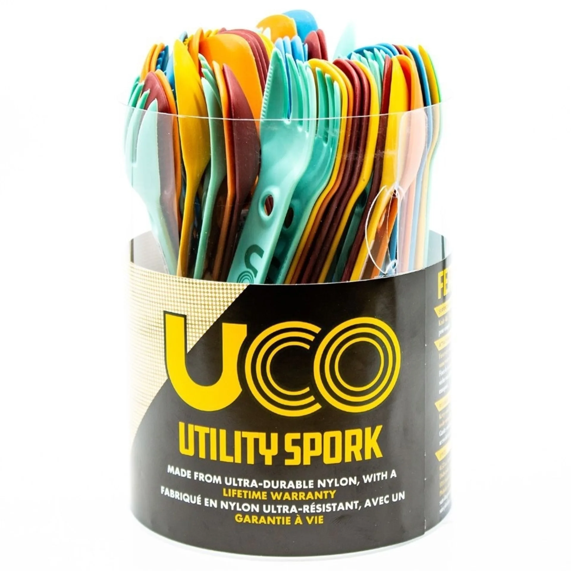 Utility Spork, présentoir 60 pcs. UCO Marchandise / Classic Blue