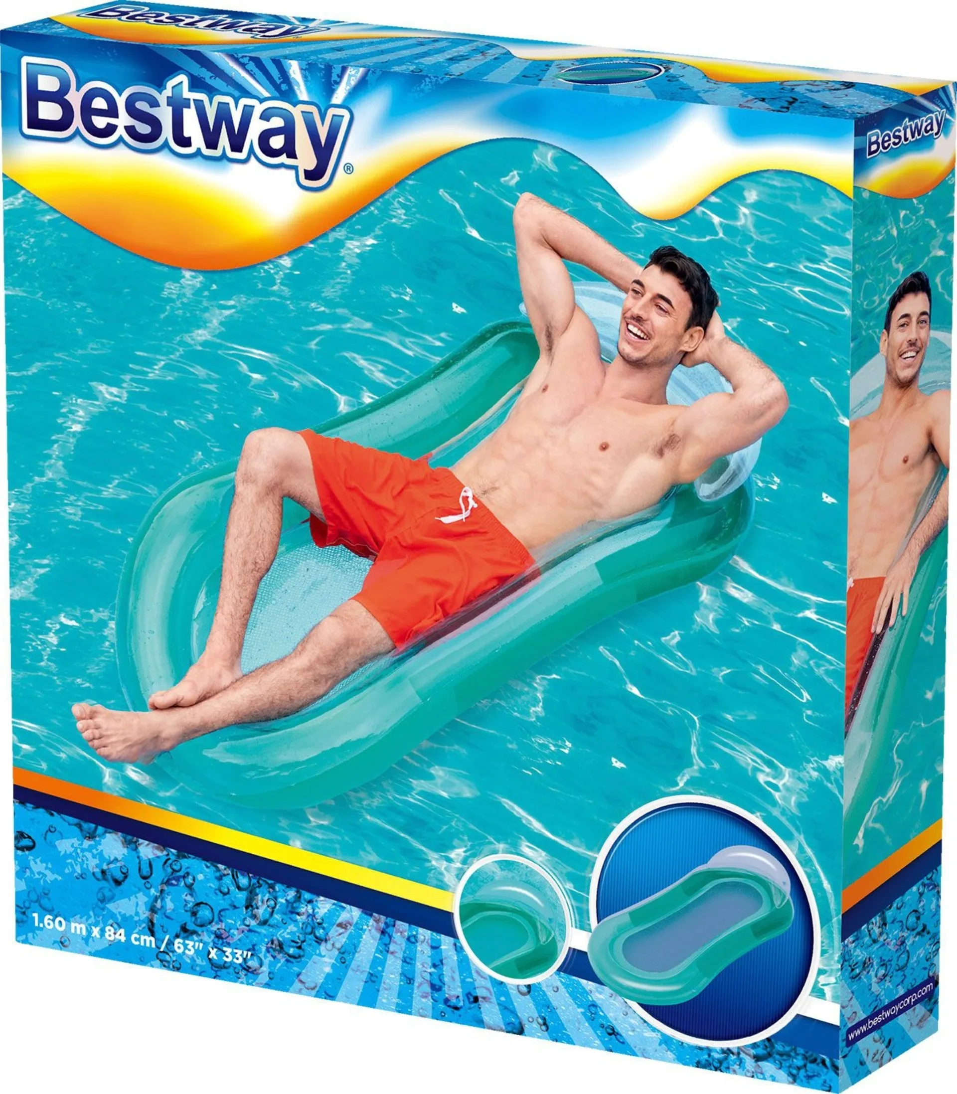 Bestway matelas gonflable / lit à eau - couleurs assorties 1 pc