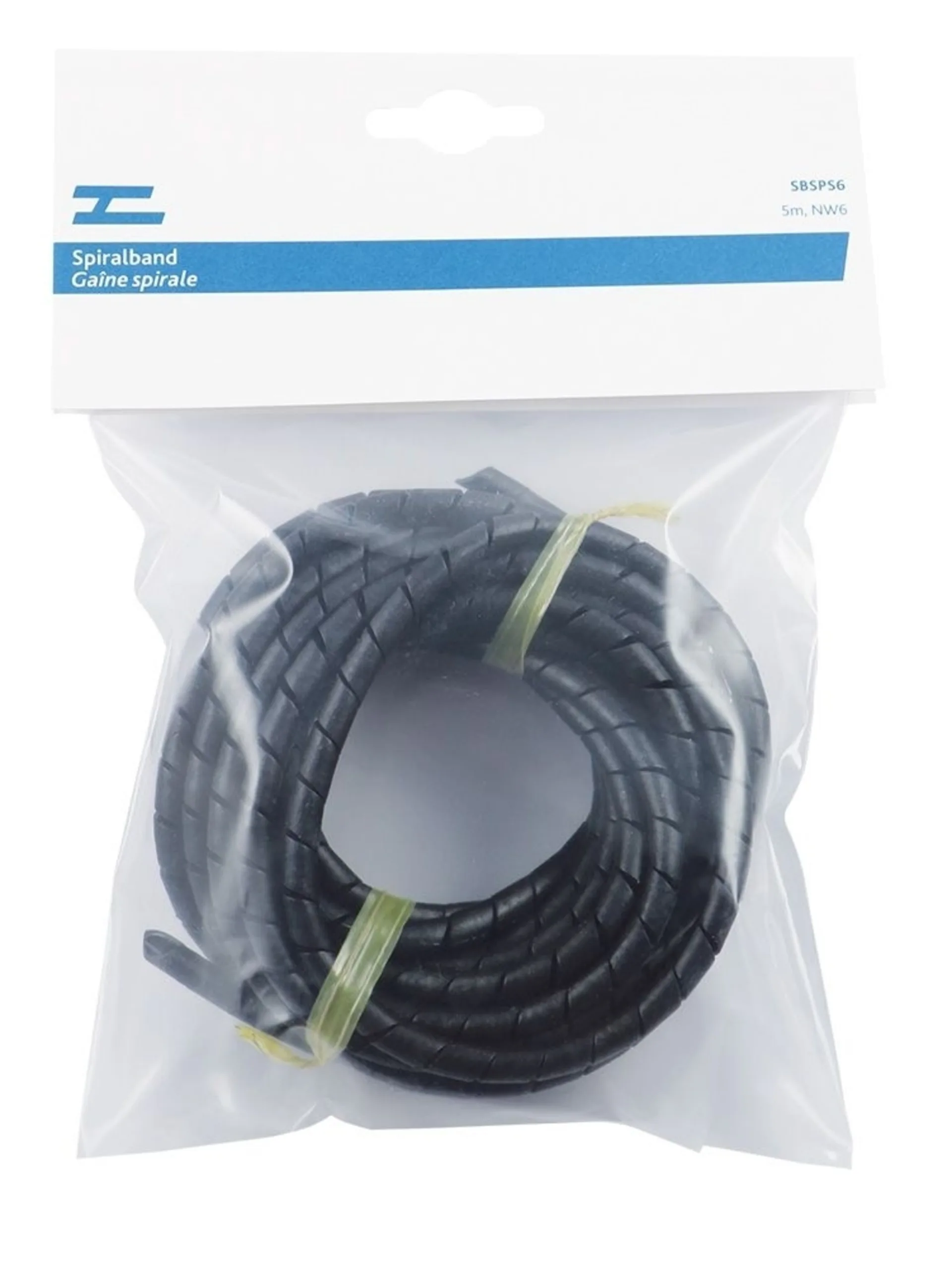 5m de ruban spiralé noir NW 6