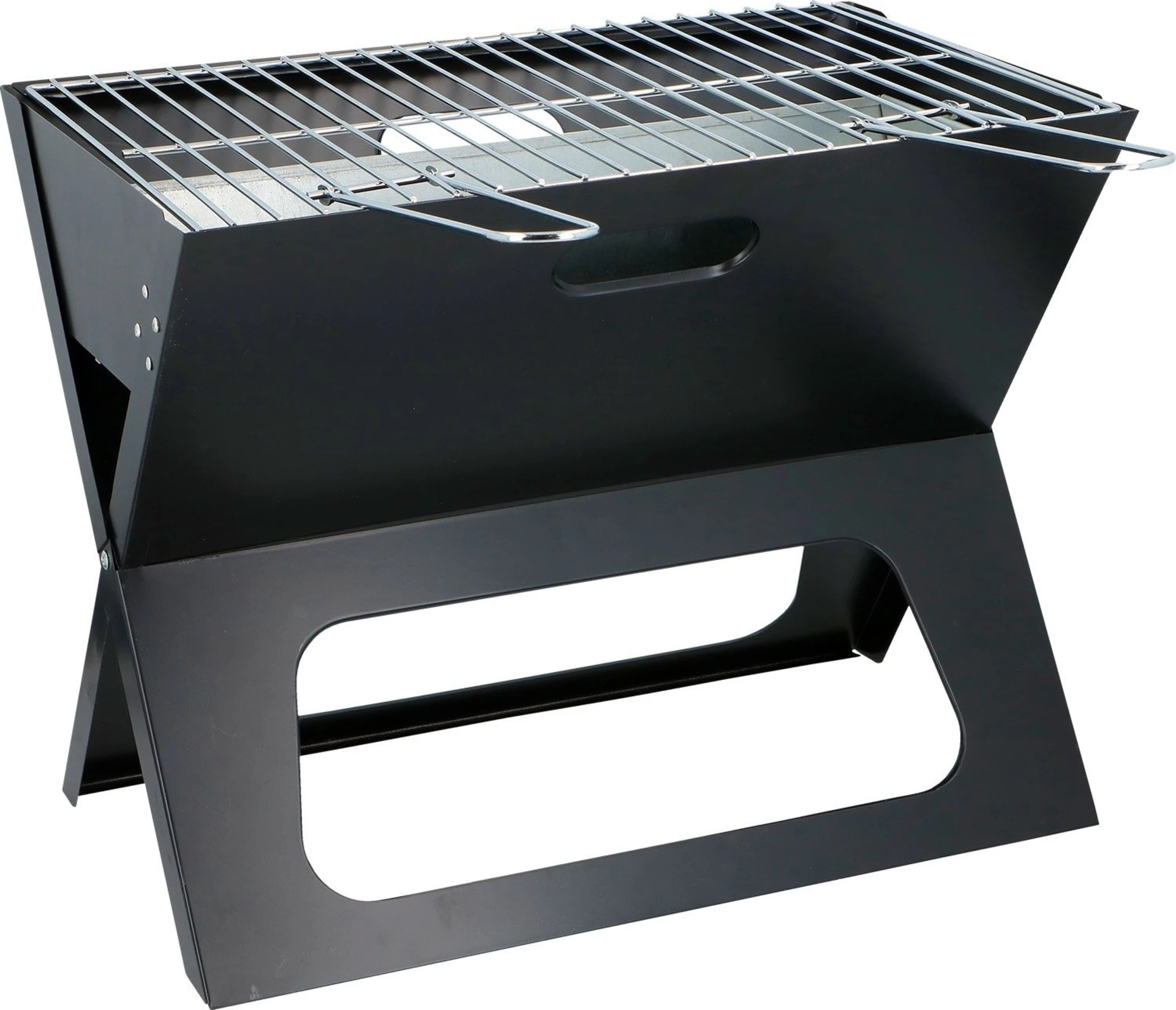 Picknick- / Holzkohlegrill mit Klappmechanismus