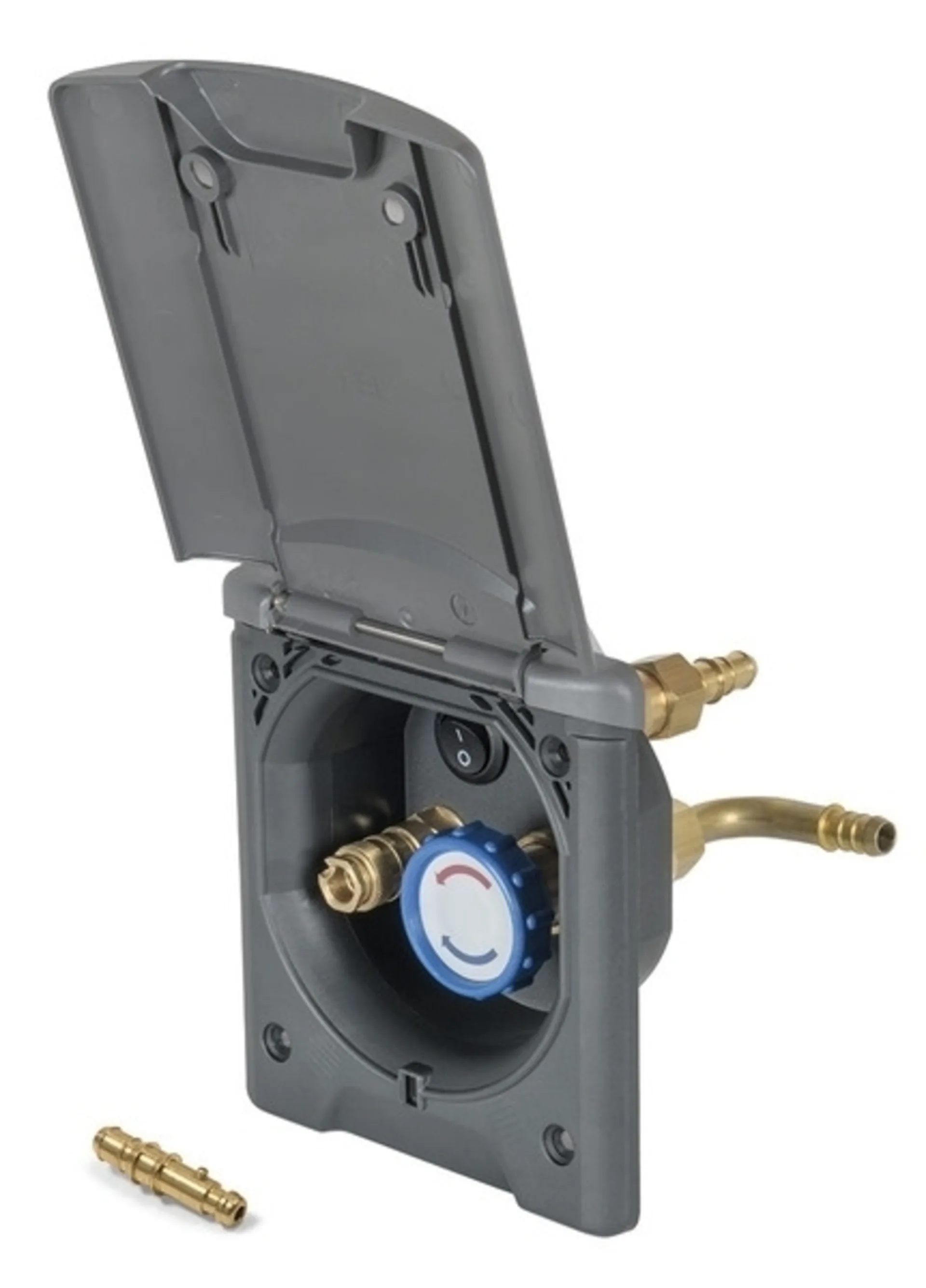 Prise de raccordement pour douche d'extérieur - Blanc Prise de raccordement pour douche d'extérieur - Blanc