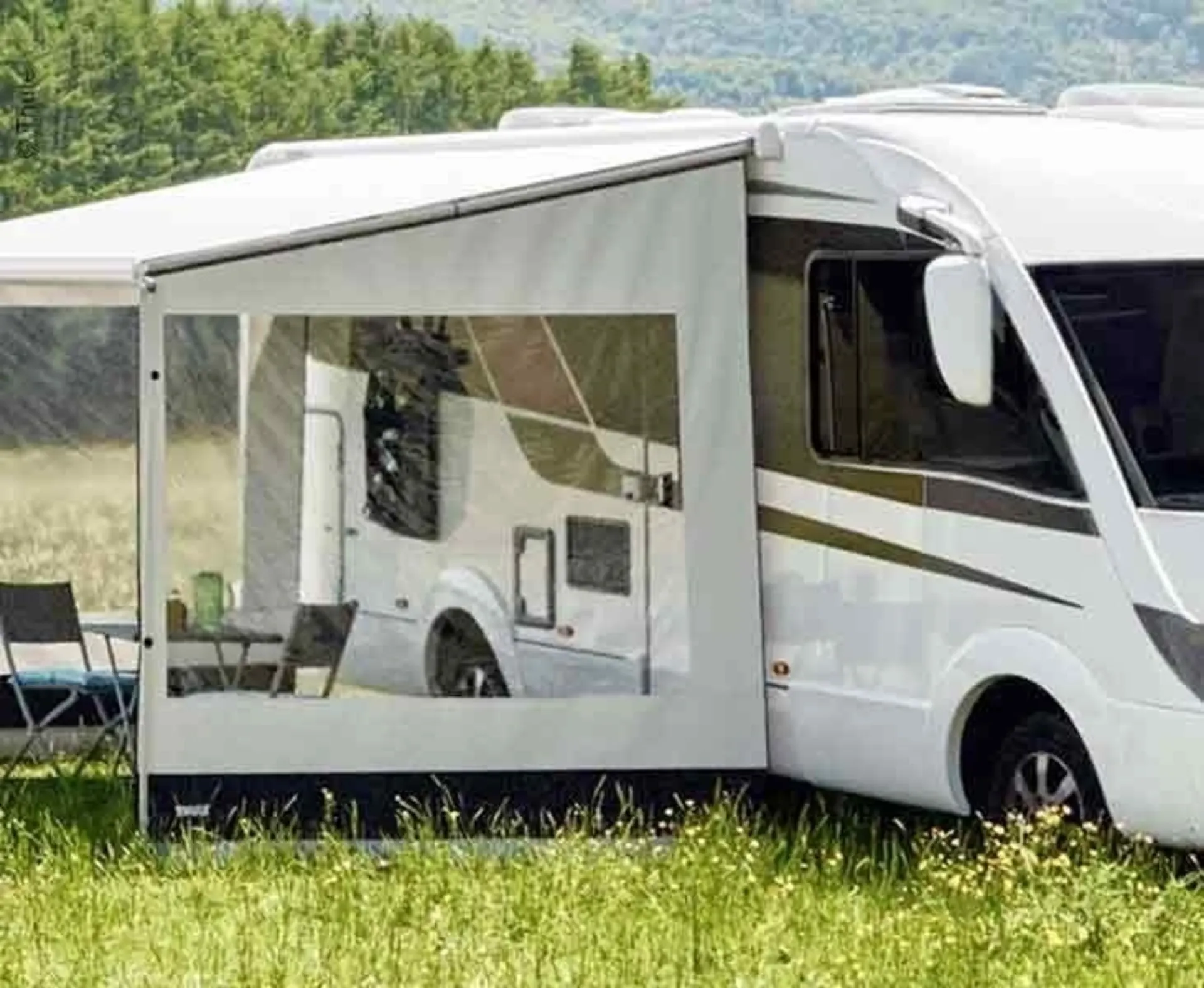 Rain-Blocker G2 Side Caravan,extension 2,5m ; hauteur de montage