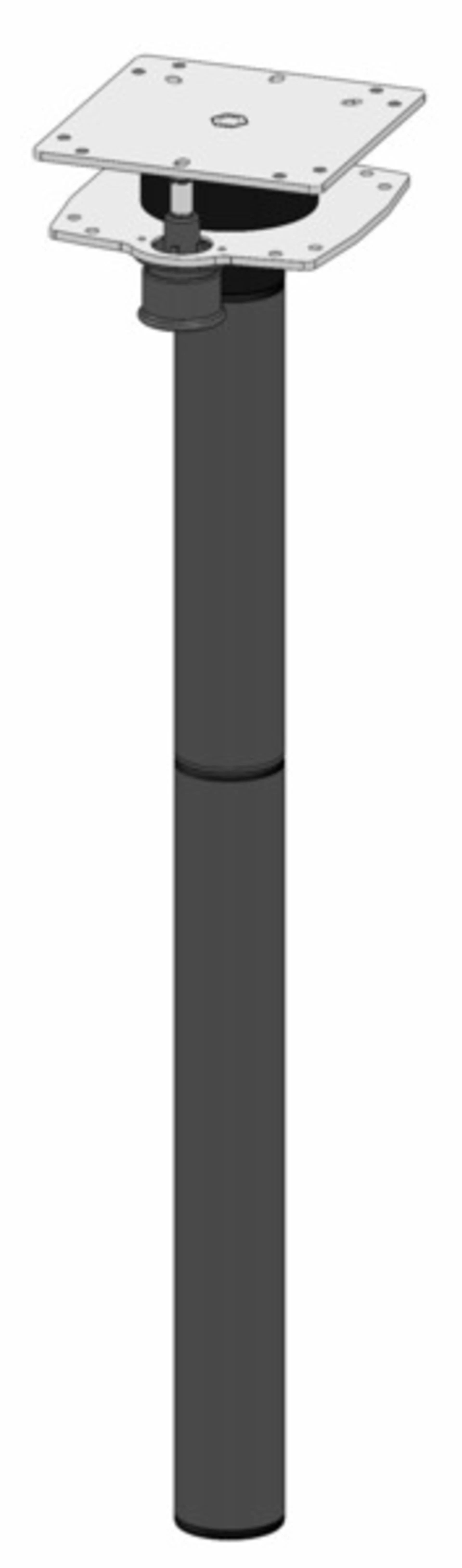 Ausdrehtischfuß - Anthrazit - Höhe 756 mm Ausdrehtischfuß - Anthrazit - Höhe 756 mm