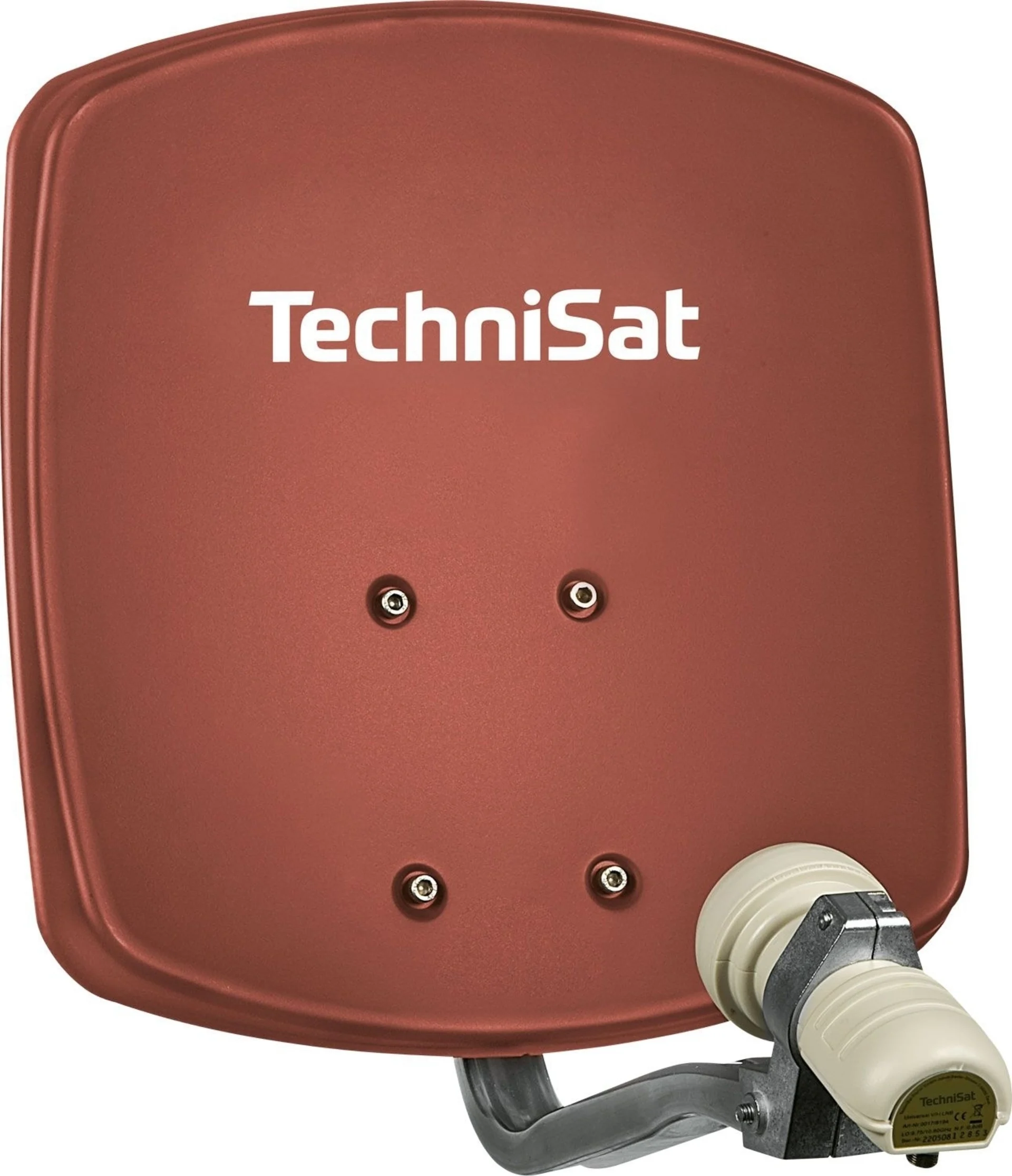 TechniSat Digidish 33 Antenne SAT (LNB simple) rouge brique