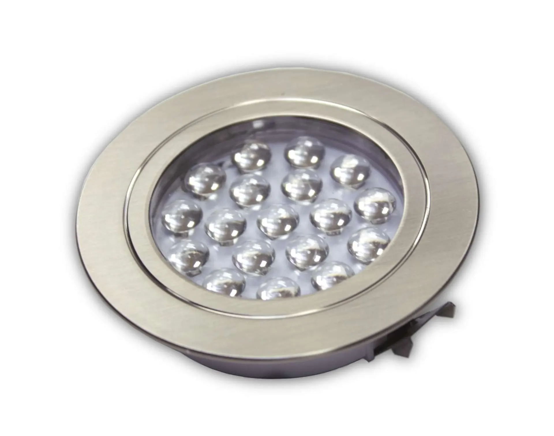 Dimatec Einbaustrahler LED 1,2 Watt Nickel gebürstet