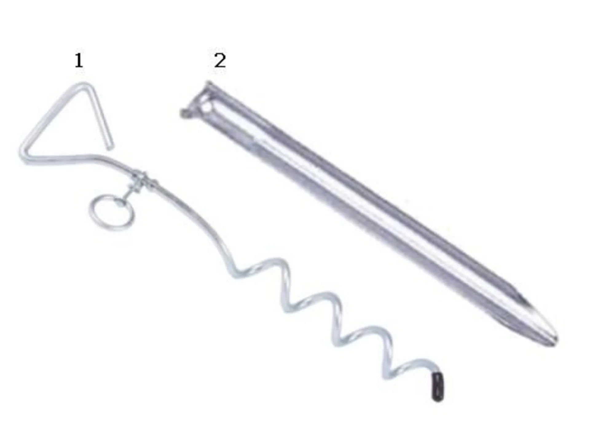 Piquet de tente pour sols mixtes - 30cm de long (10 pièces)