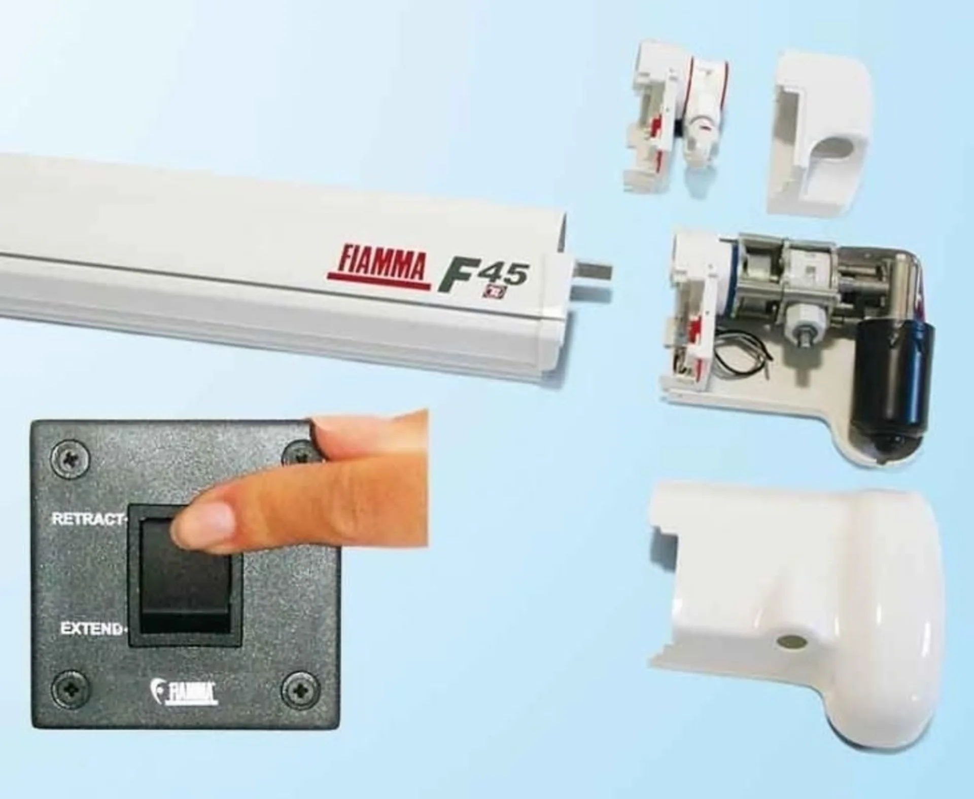 Motor Kit F45 S, weiss, Motor rechts