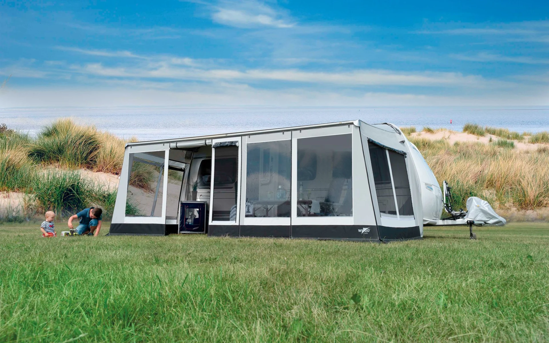 Wigo Rolli Plus Lounge Markisenzelt 250 Gr. 7b