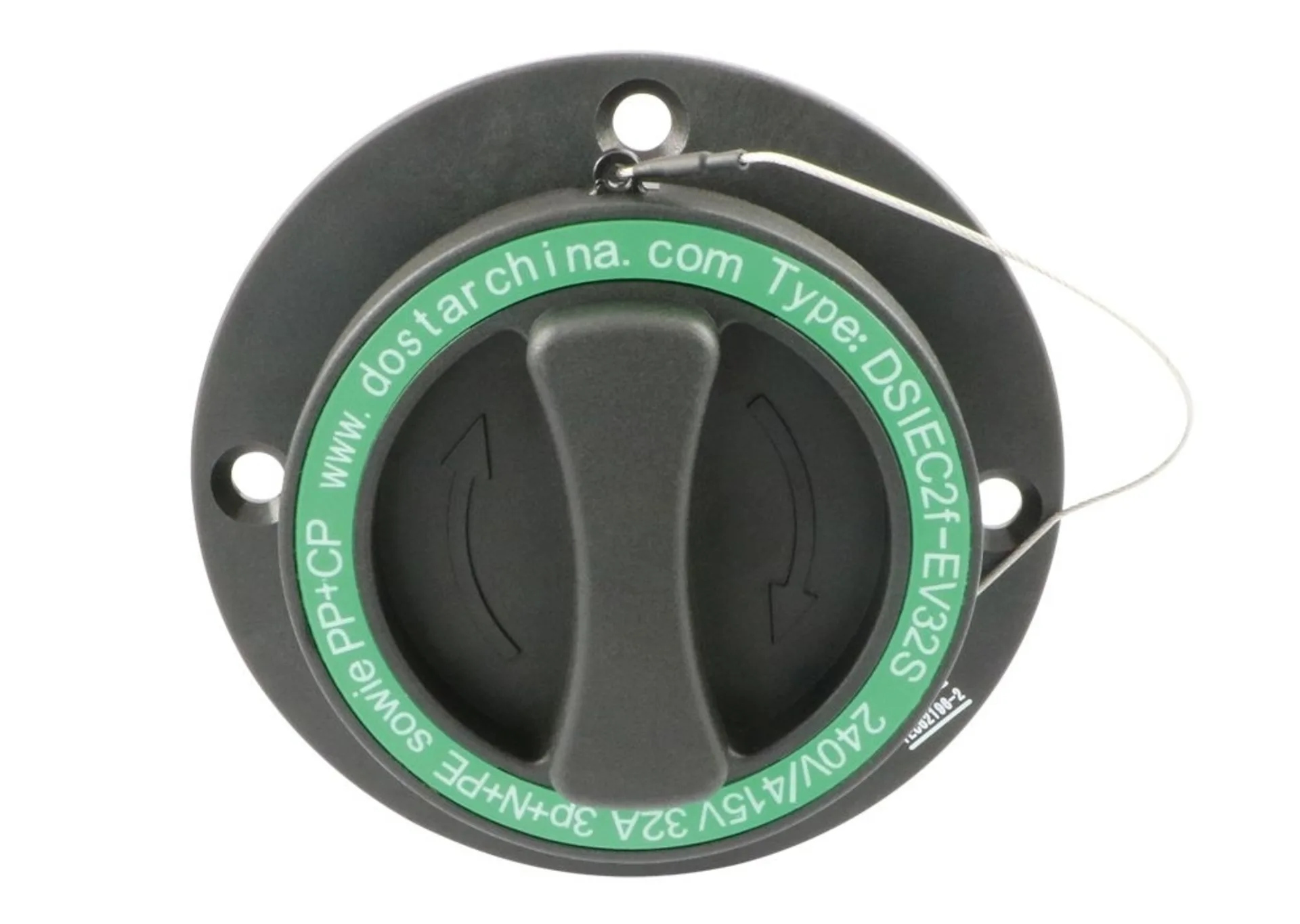 Einbau-Ladesteckdose Typ2 / 32 A 240/415 VAC