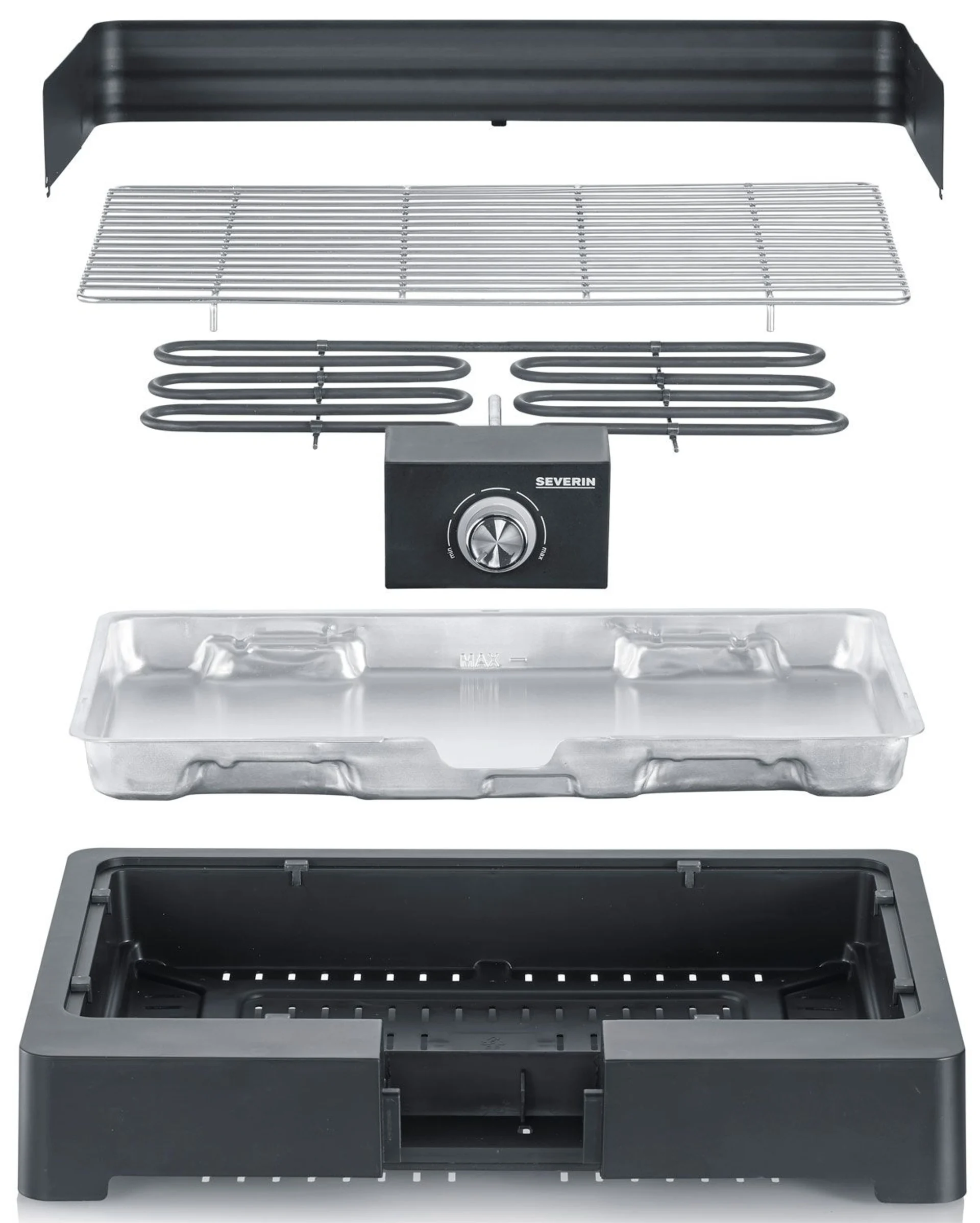 Severin Gril de table électrique avec grille