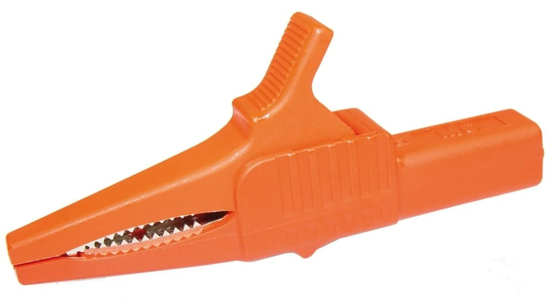 ELBRO Krokodil-Klemme isoliert rot / 82mm Länge 82mm