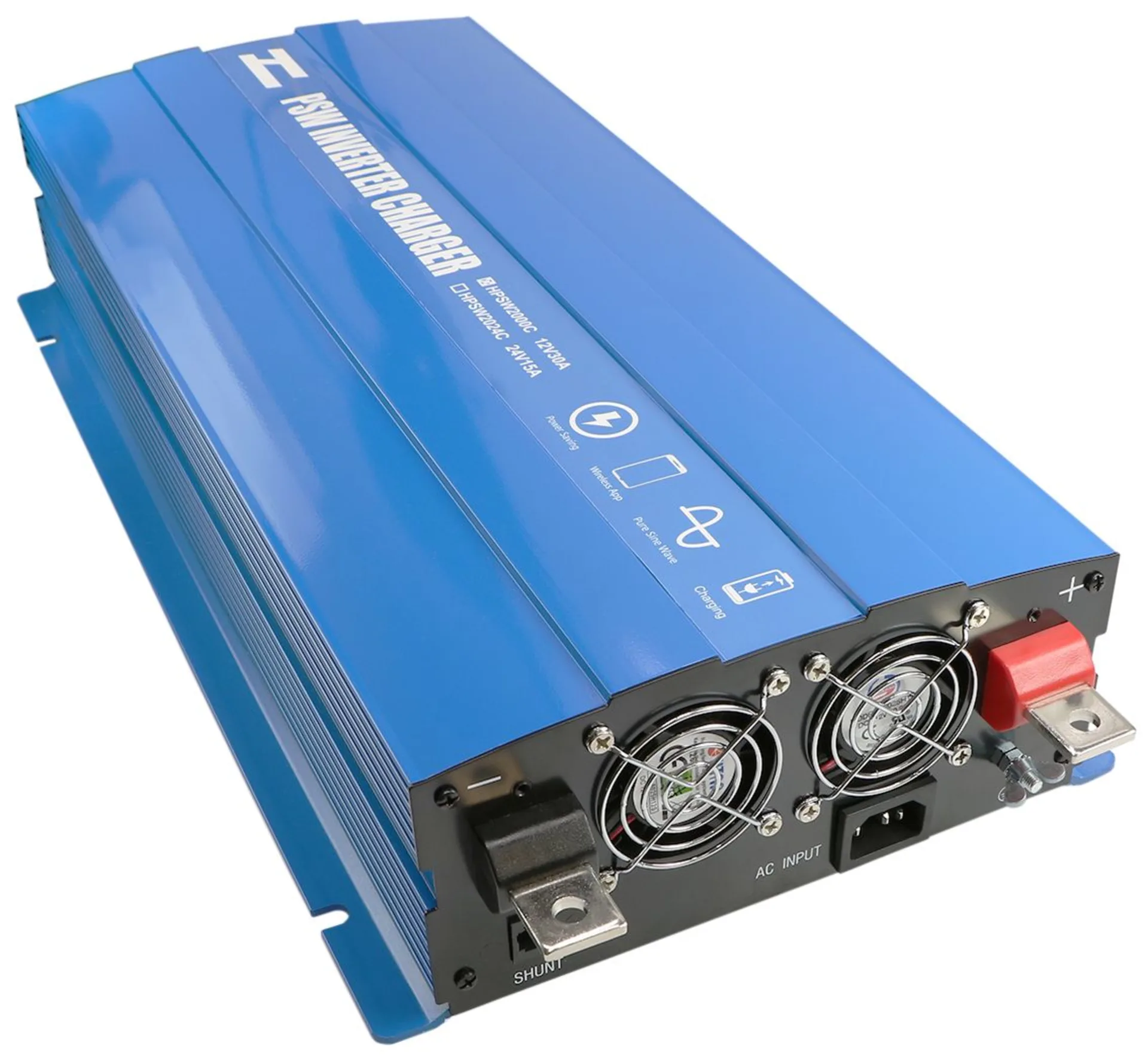 Onduleur sinusoïdal avec écran LCD 12 -> 230 V 2'000 W